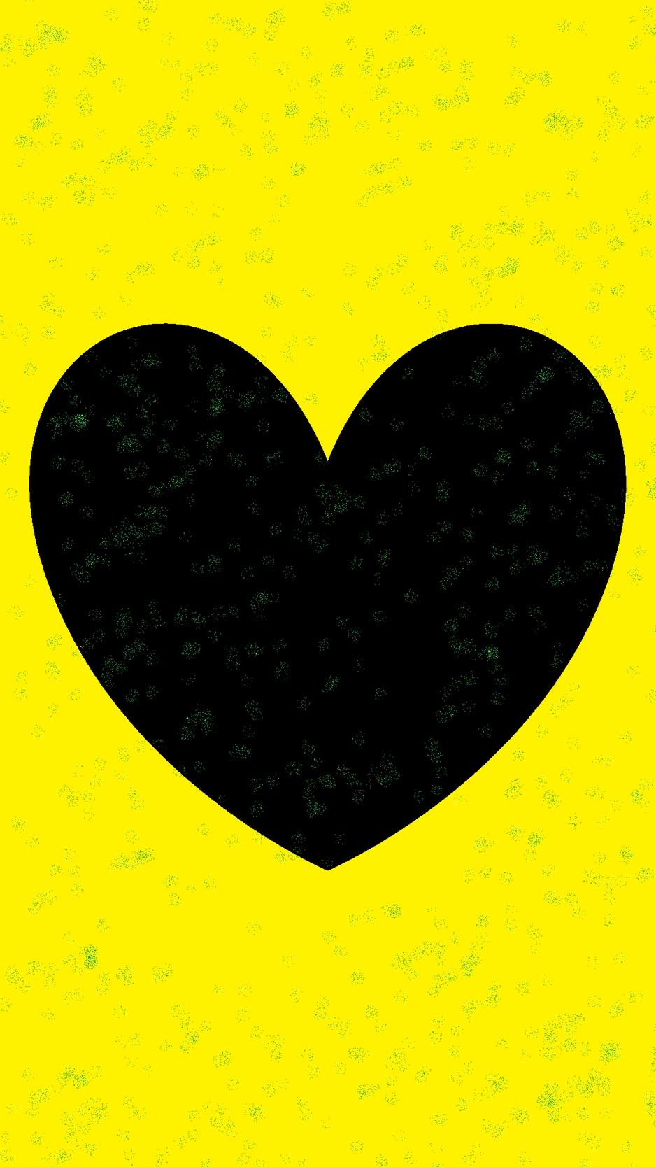 Yellow Hearts Wallpapers