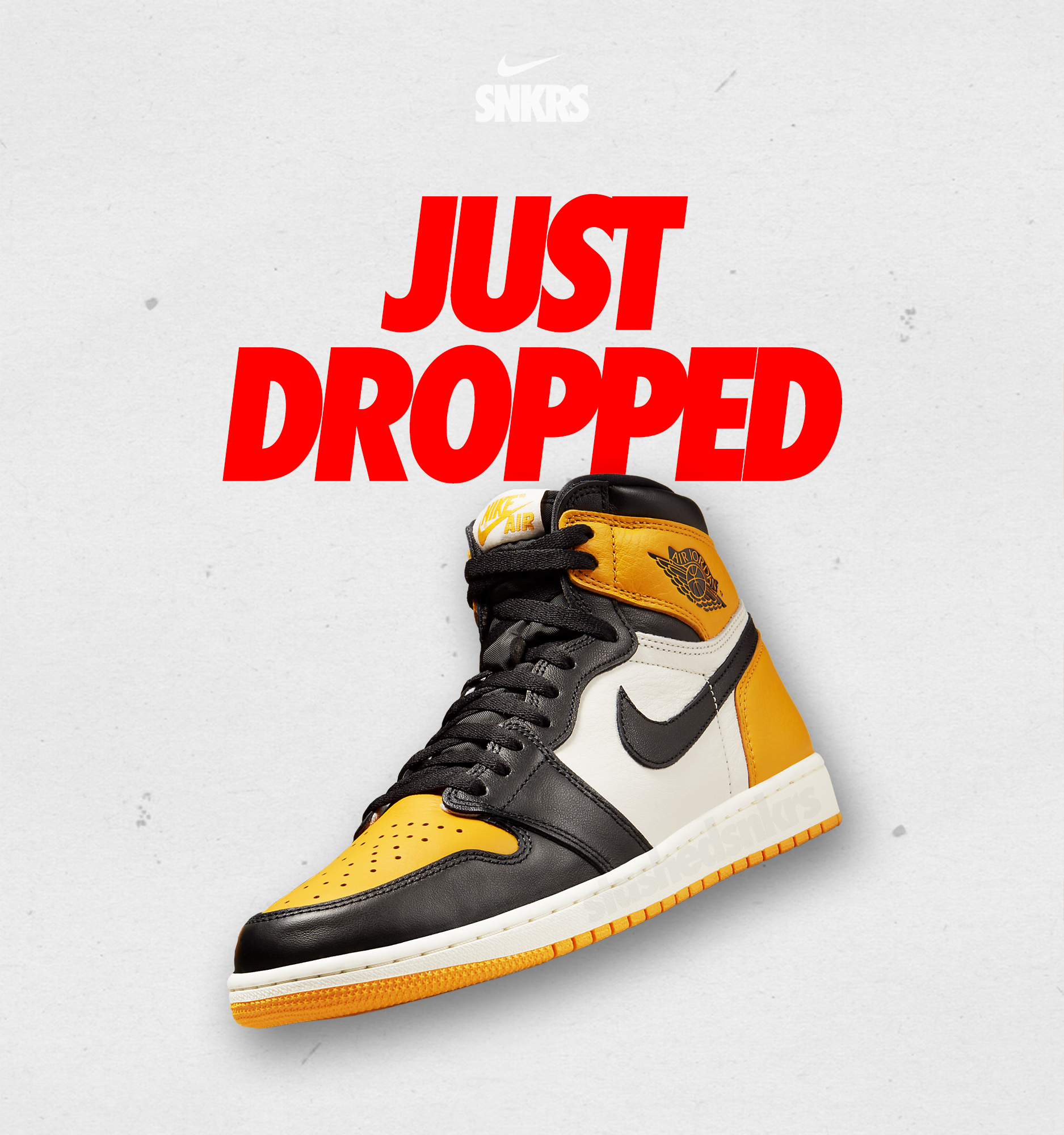 Yellow Jordan 1 Wallpapers