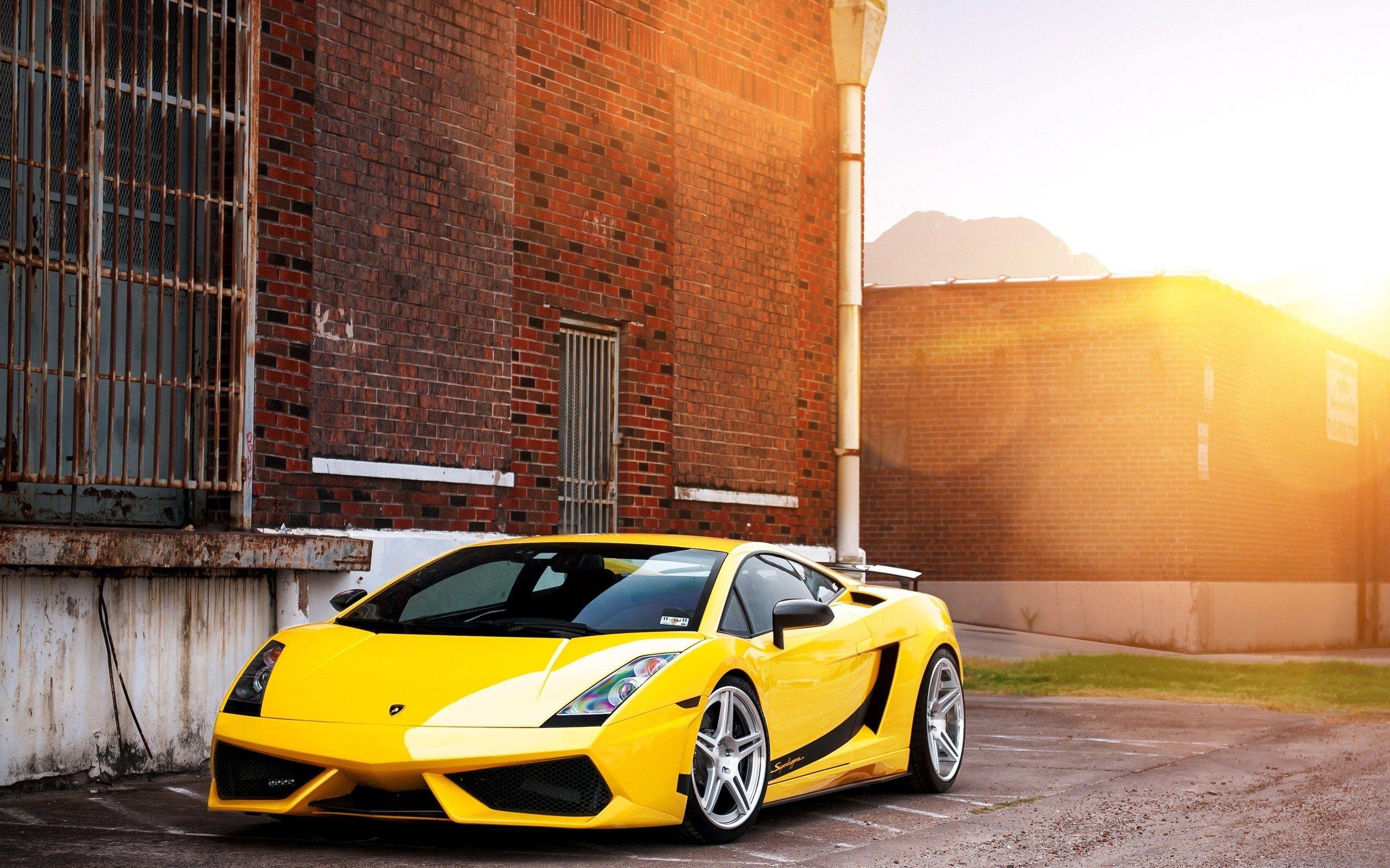 Yellow Lamborghini Aventador Wallpapers