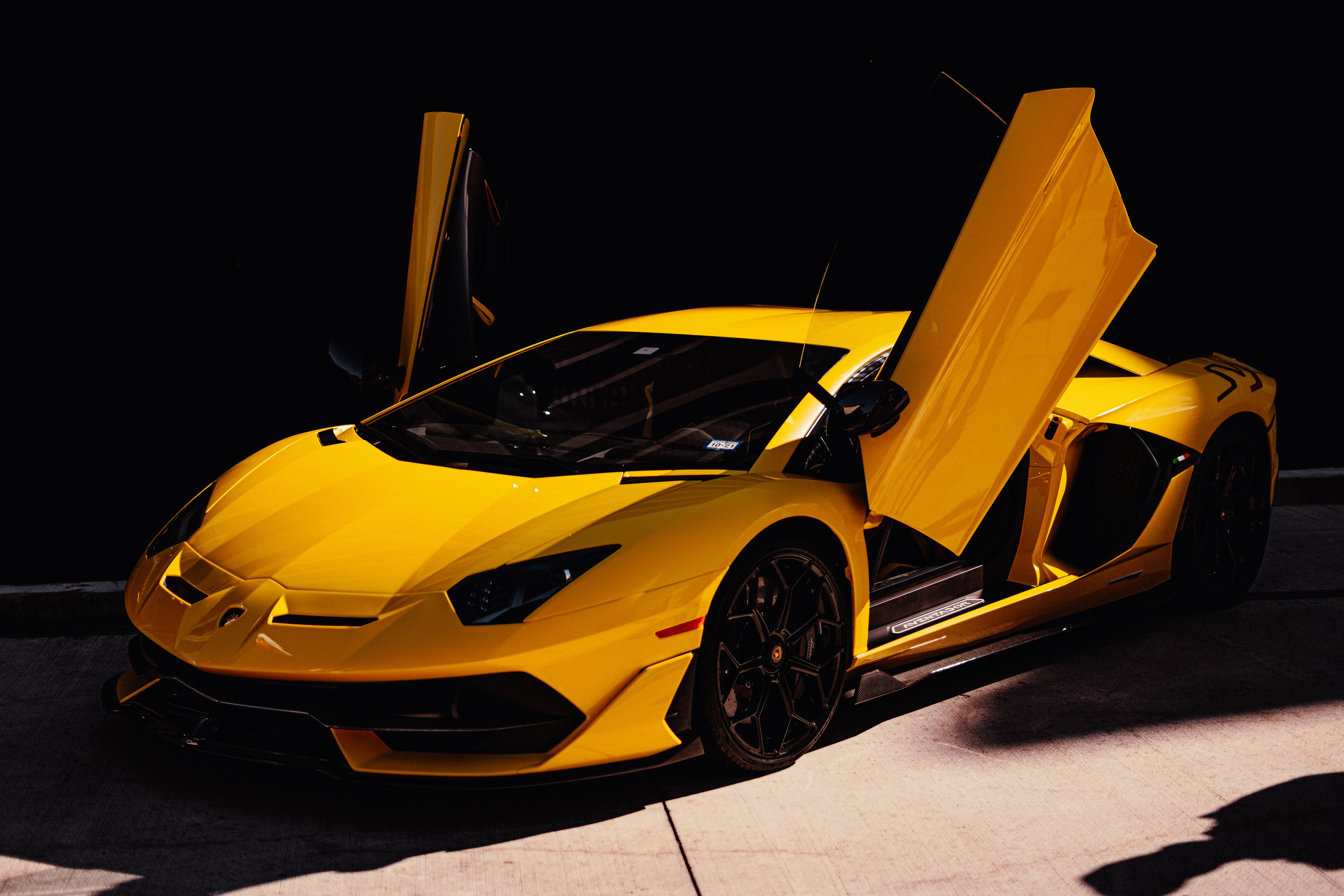 Yellow Lamborghini Aventador Wallpapers