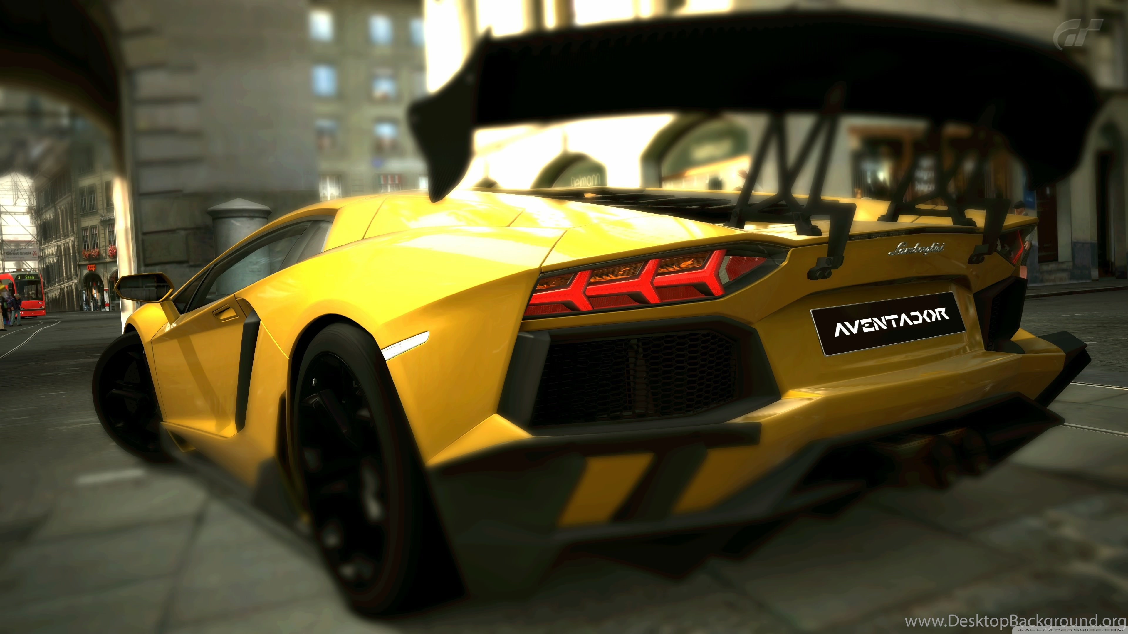 Yellow Lamborghini Aventador Wallpapers