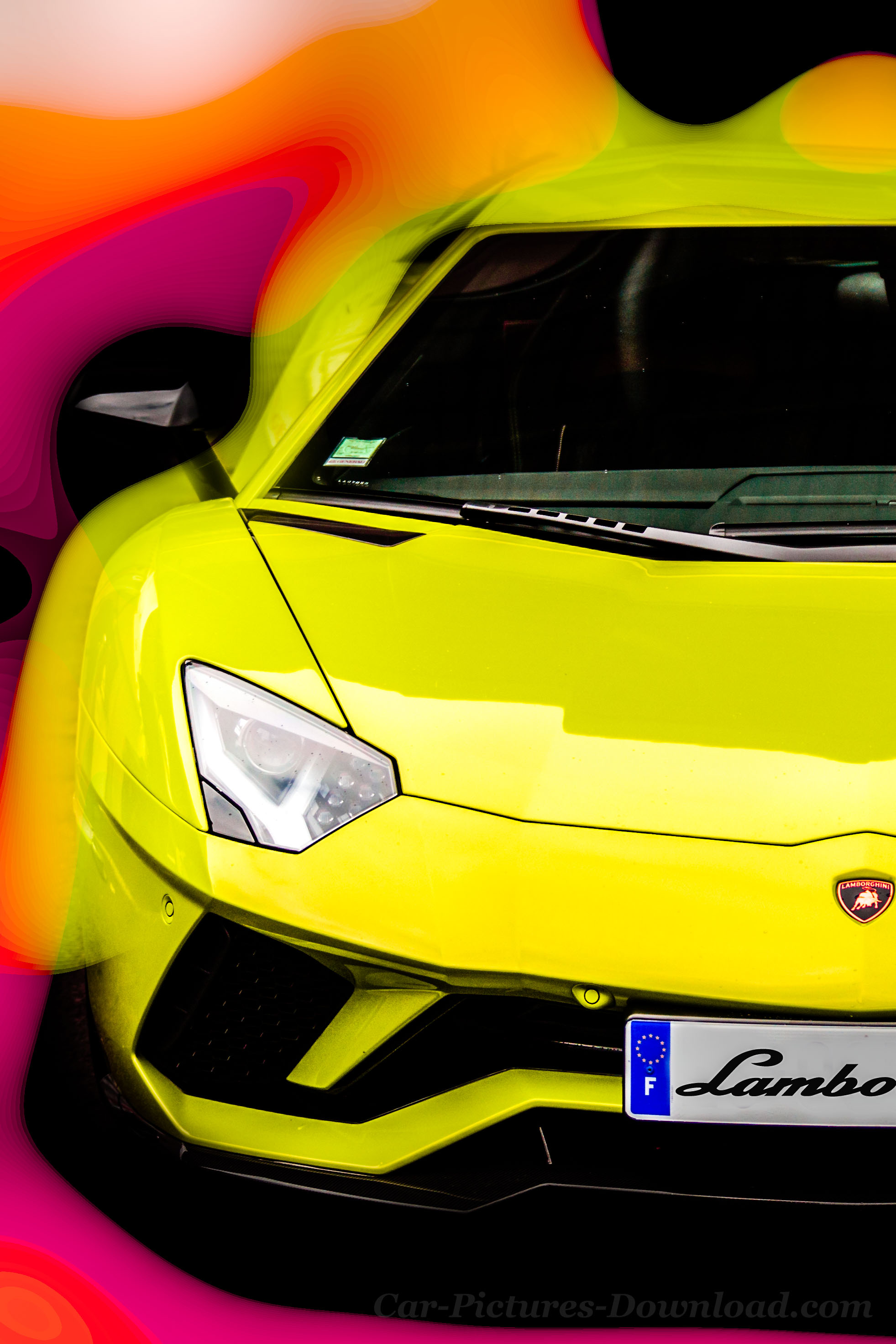 Yellow Lamborghini Aventador Wallpapers