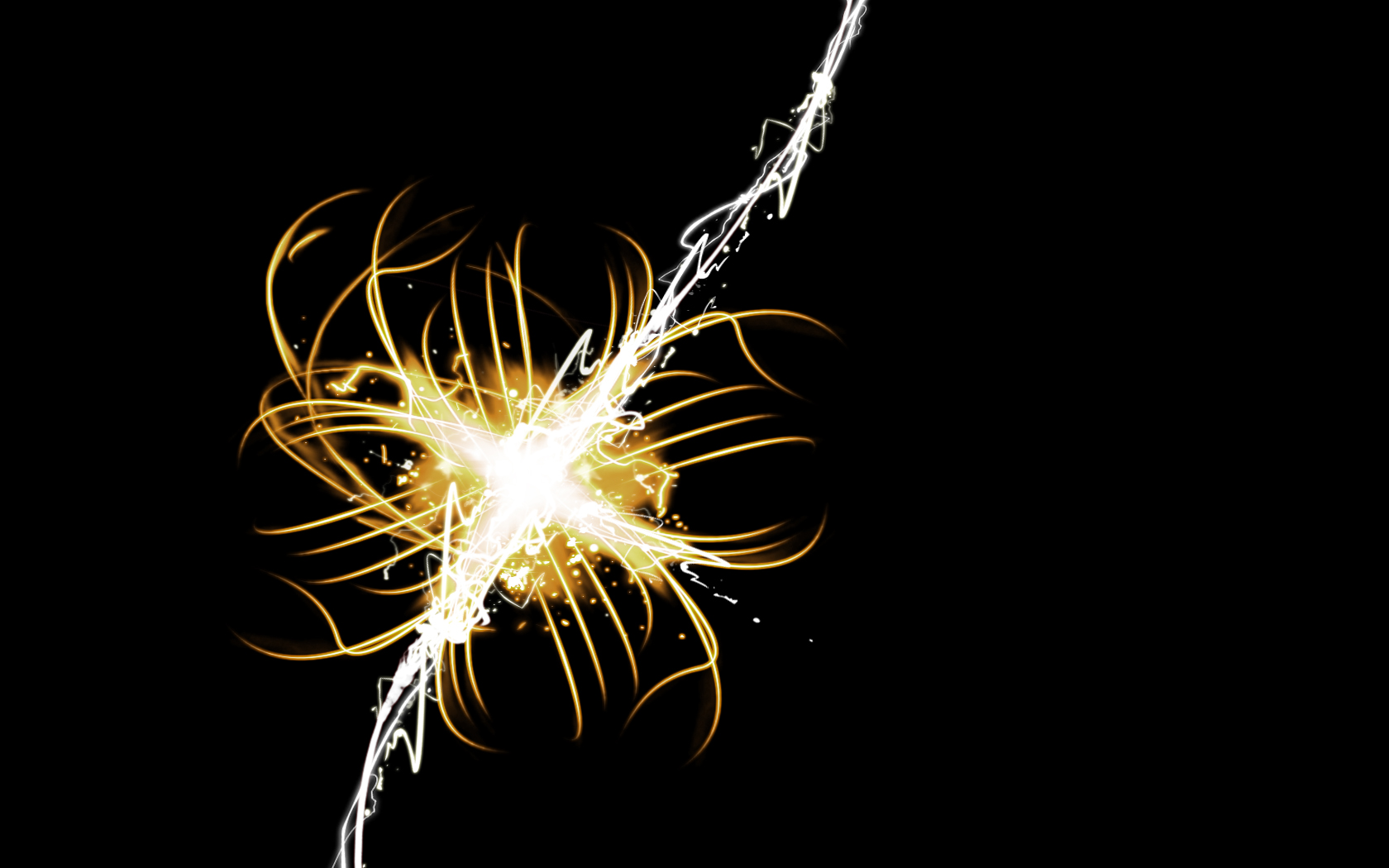 Yellow Lightning Wallpapers