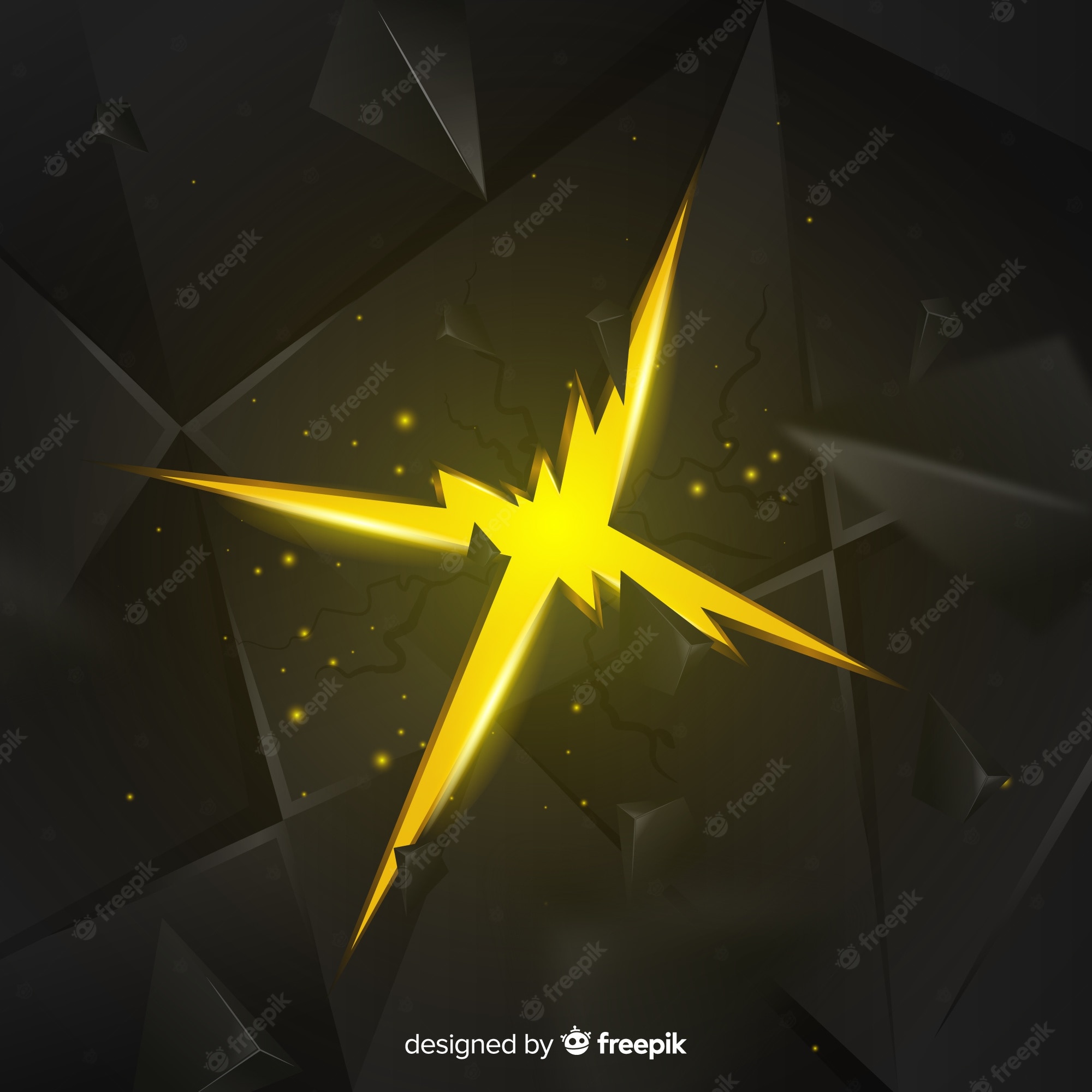 Yellow Lightning Wallpapers