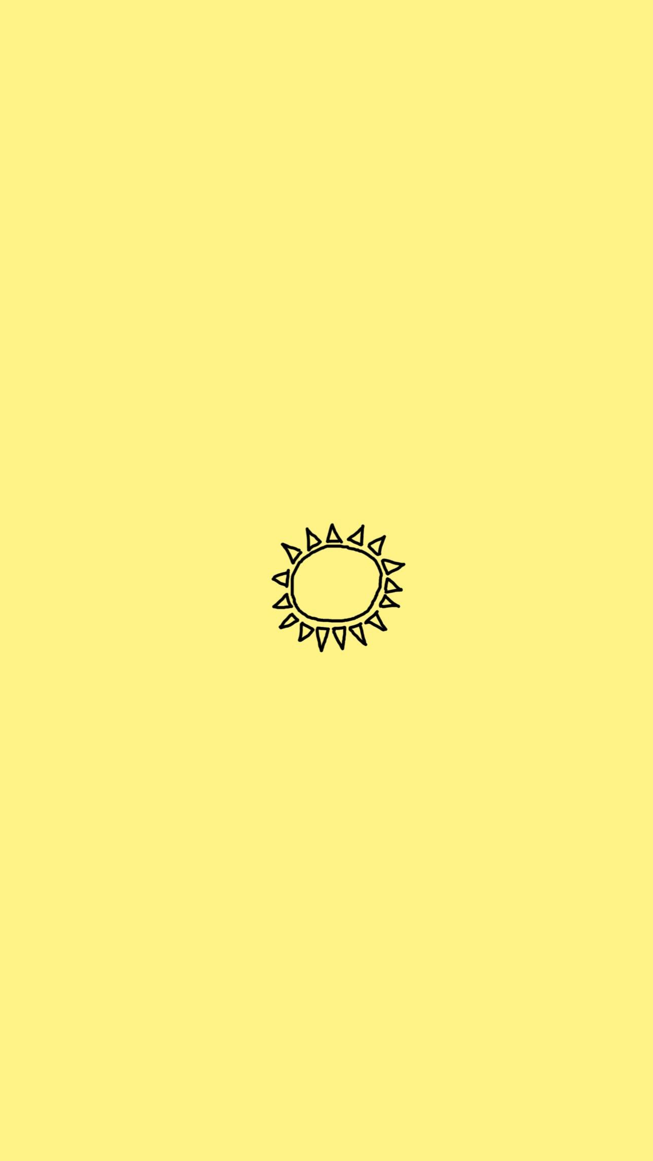 Yellow Minimalist Wallpapers