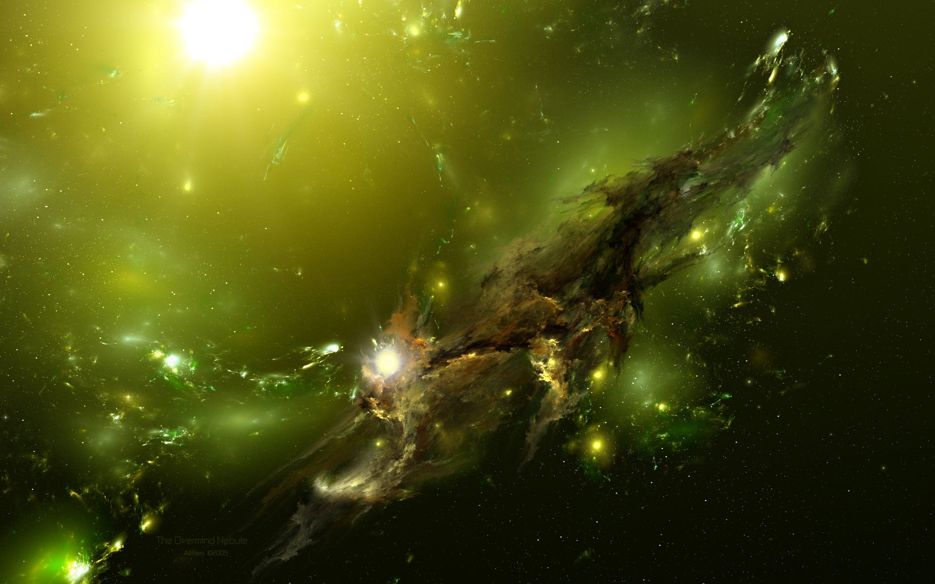 Yellow Nebula Wallpapers