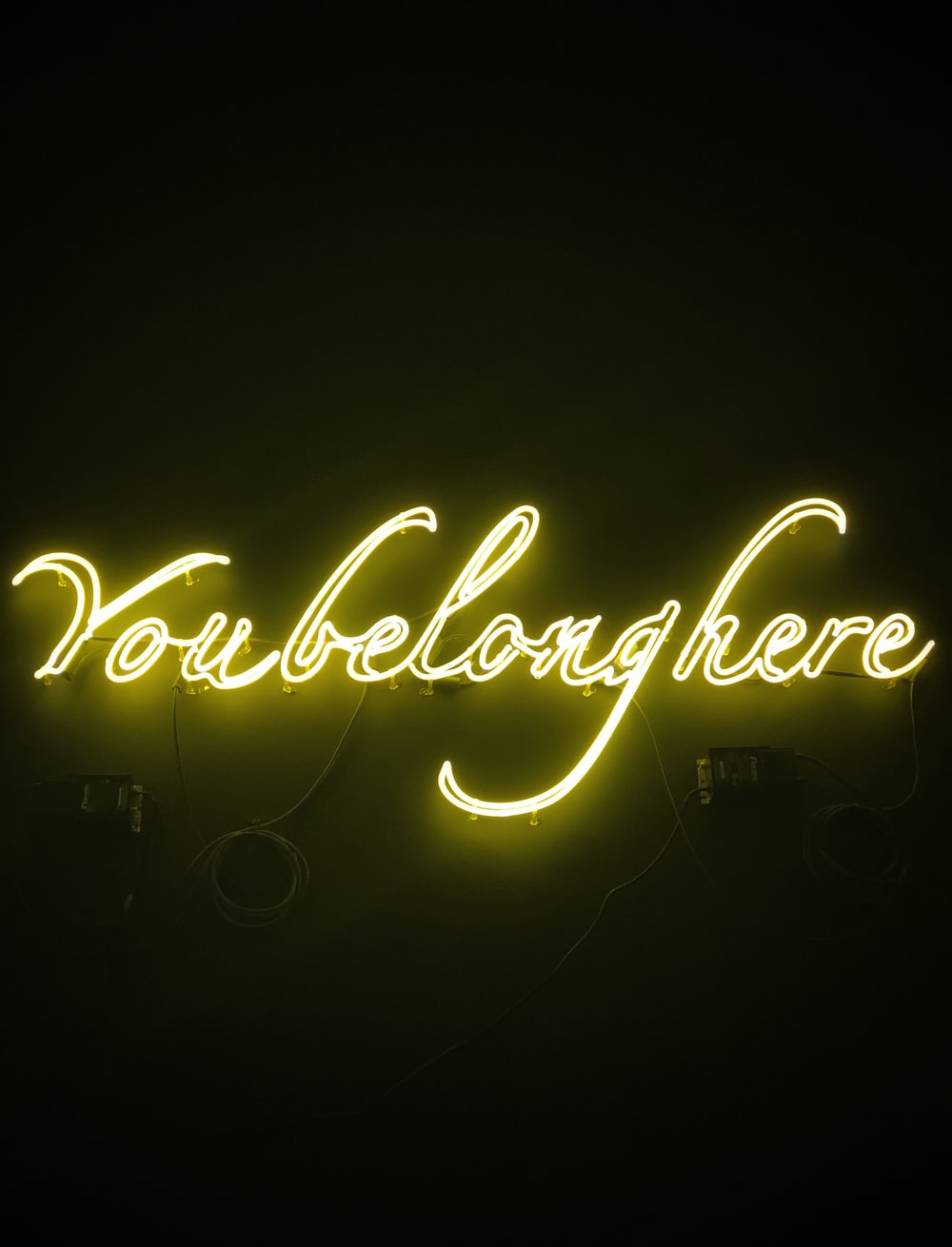 Yellow Neon Light Wallpapers