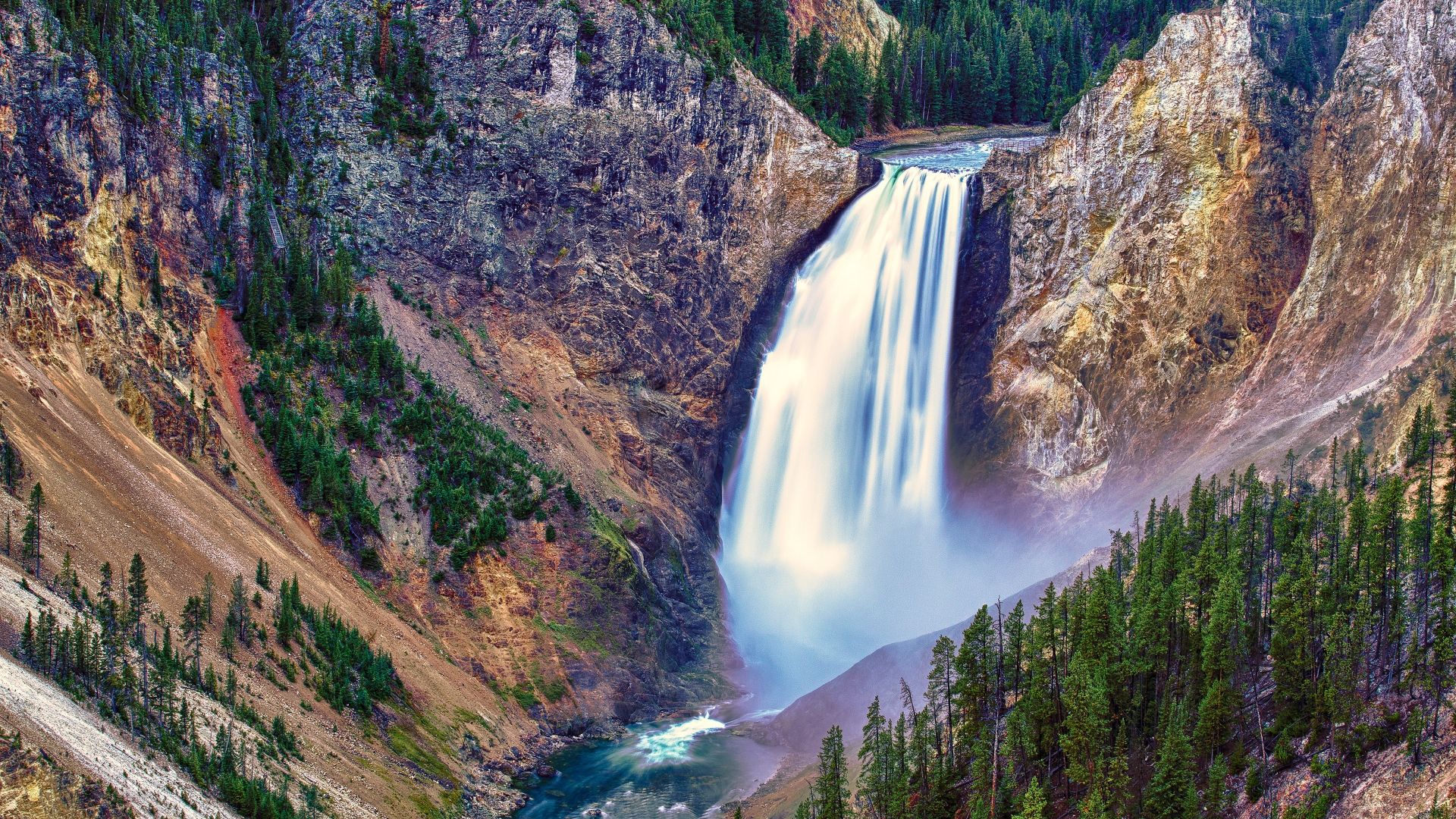 Yellowstone Falls Wallpapers