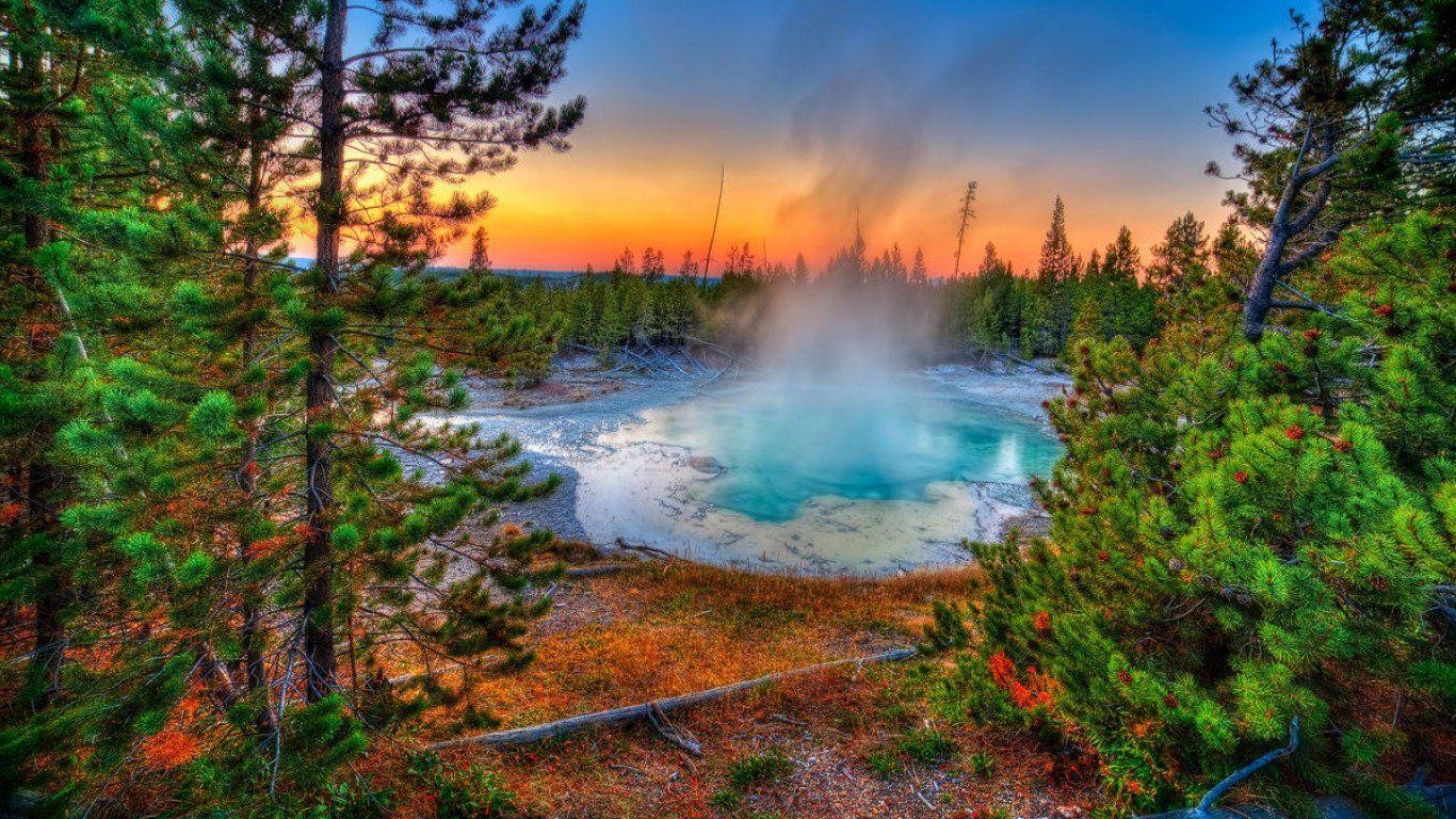 Yellowstone Falls Wallpapers