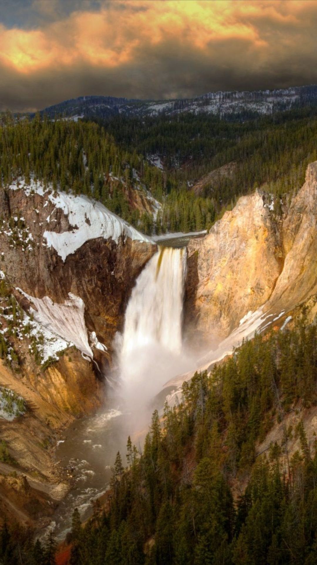 Yellowstone Falls Wallpapers