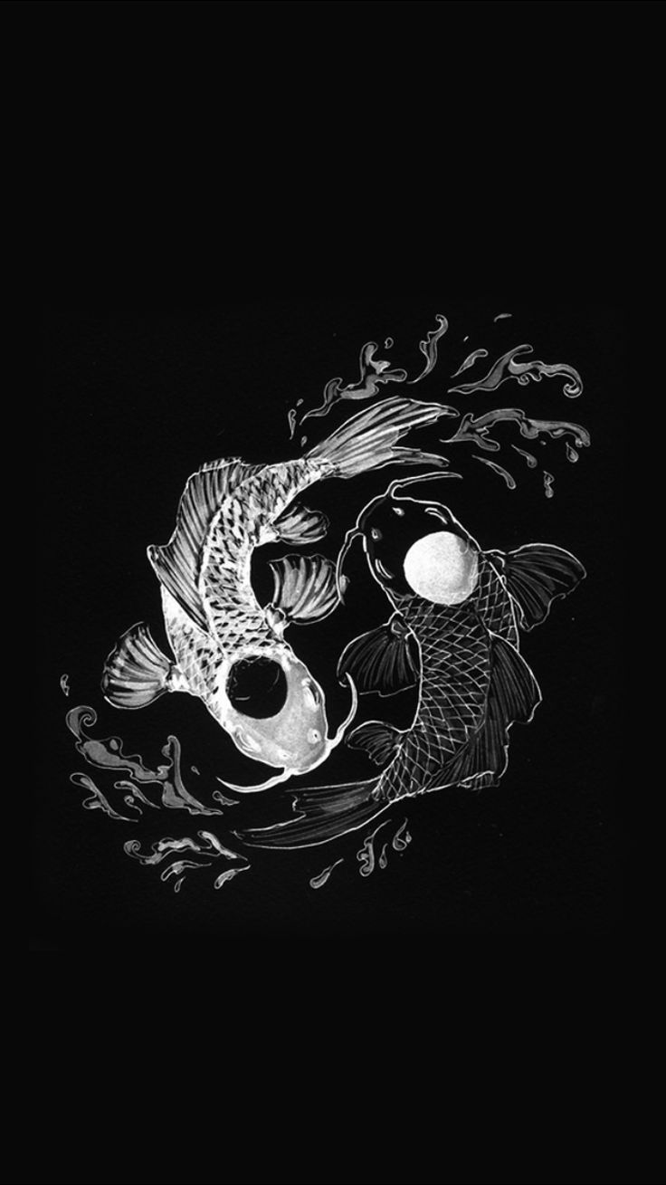 Yin Yang Koi Fish Wallpapers