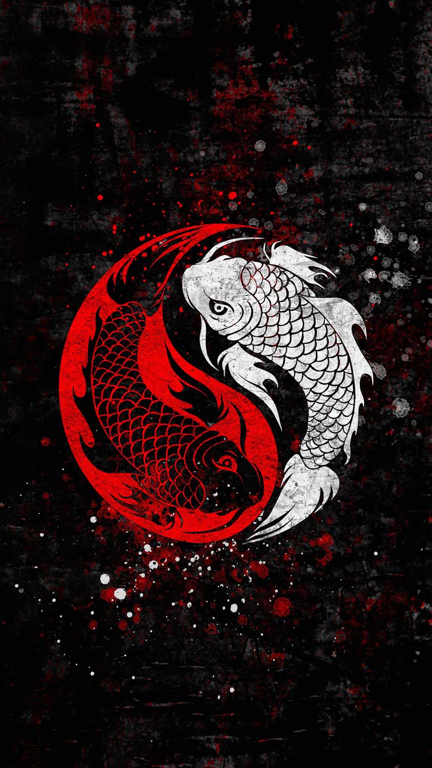 Yin Yang Koi Fish Wallpapers