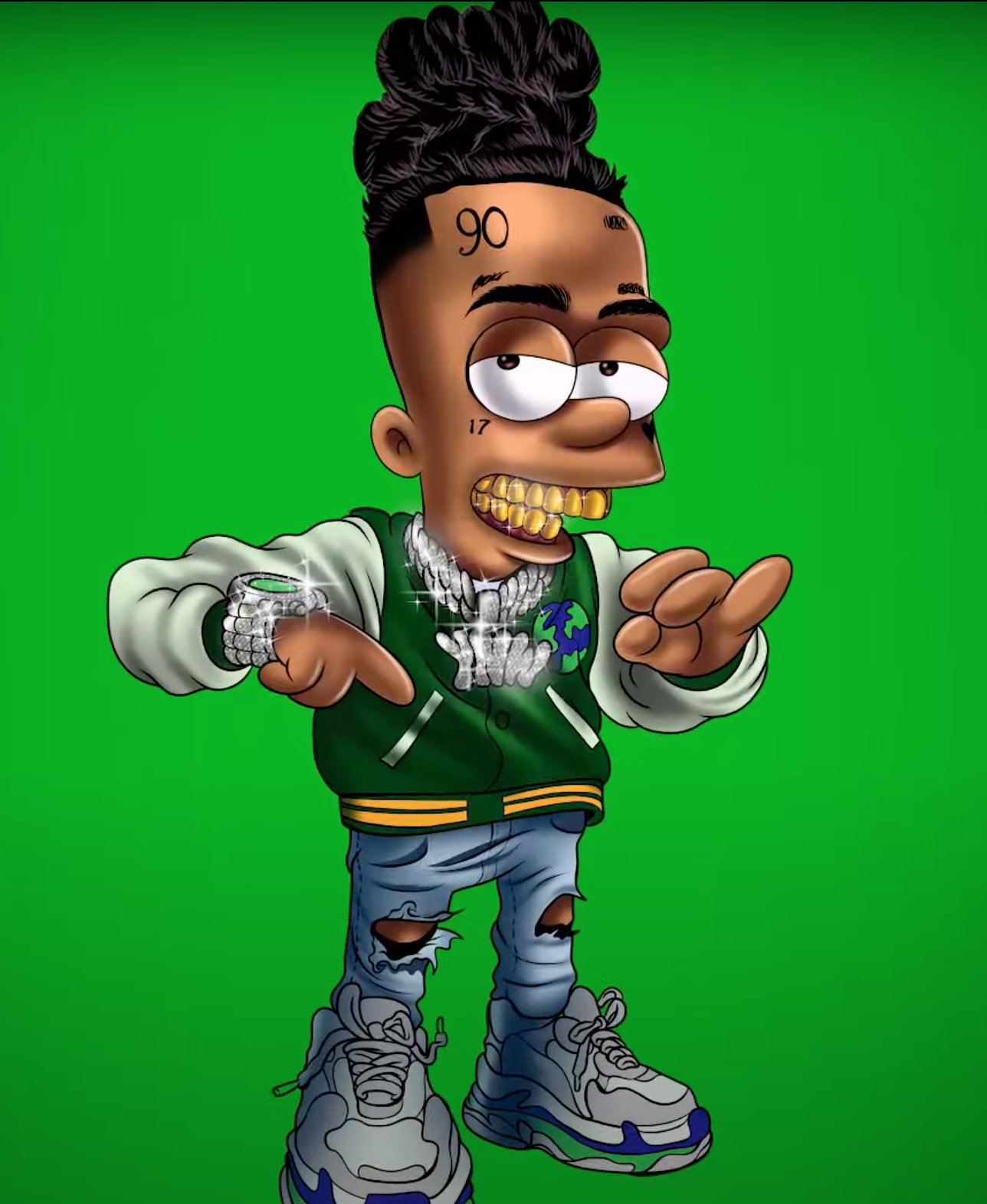 Ynw Melly Cartoon Wallpapers