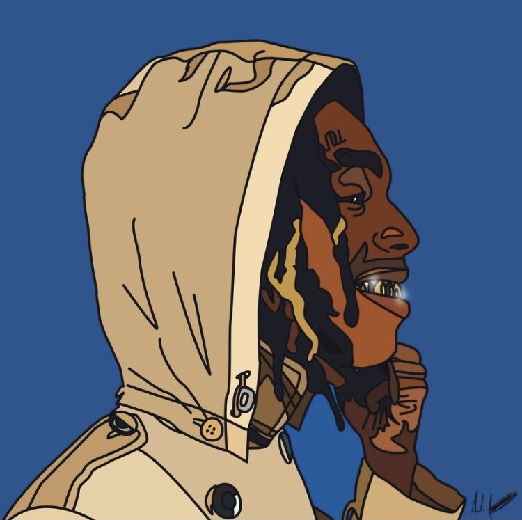 Ynw Melly Cartoon Wallpapers