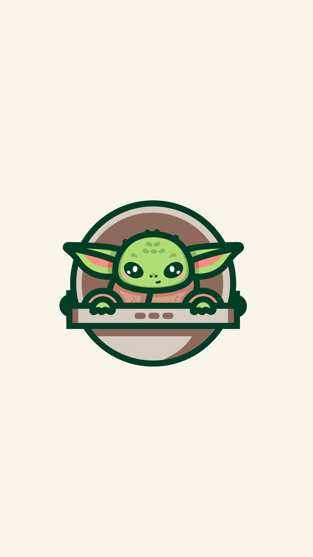 Yoda Baby Minimal Art Wallpapers