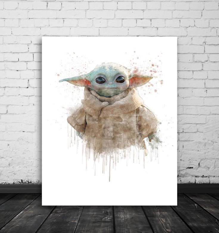 Yoda Baby Minimal Art Wallpapers