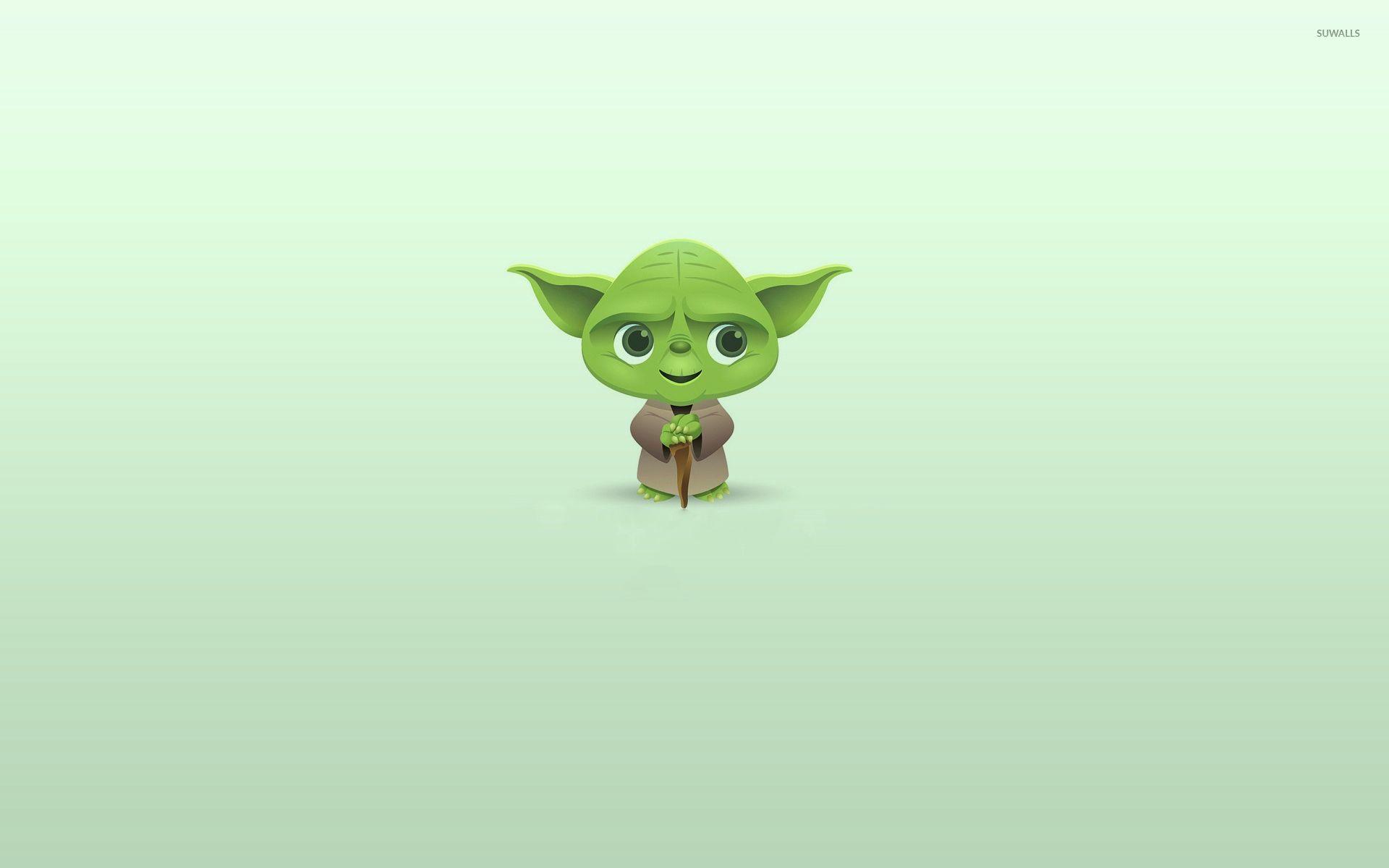 Yoda Baby Minimal Art Wallpapers