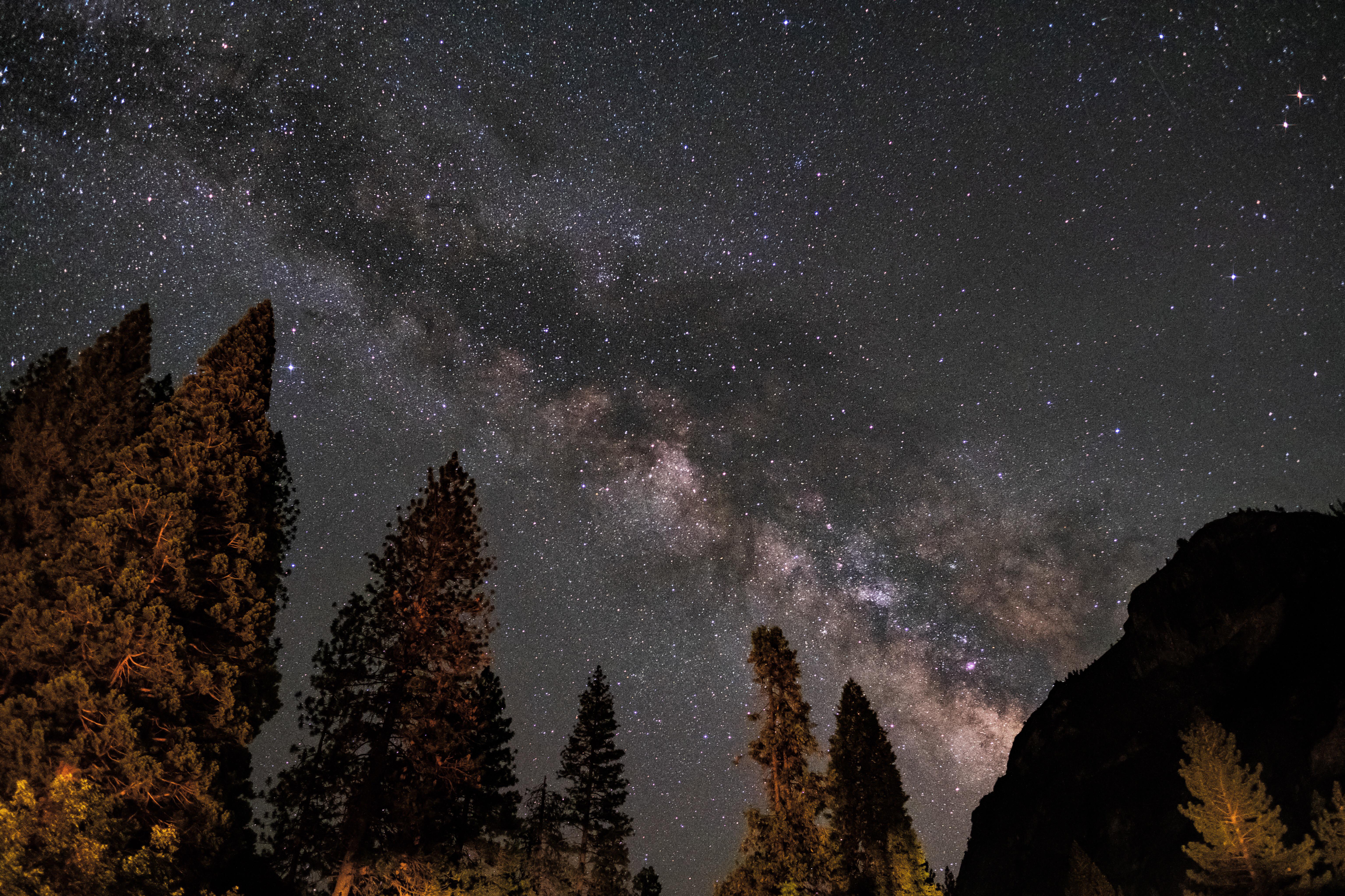 Yosemite National Park Milky Way Wallpapers