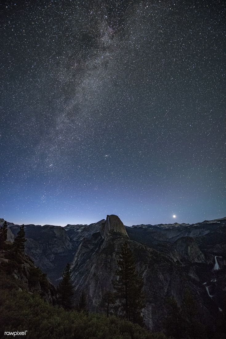 Yosemite National Park Milky Way Wallpapers