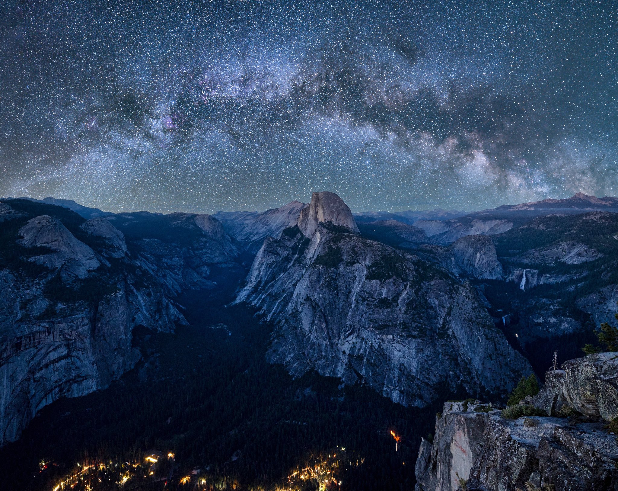 Yosemite National Park Milky Way Wallpapers