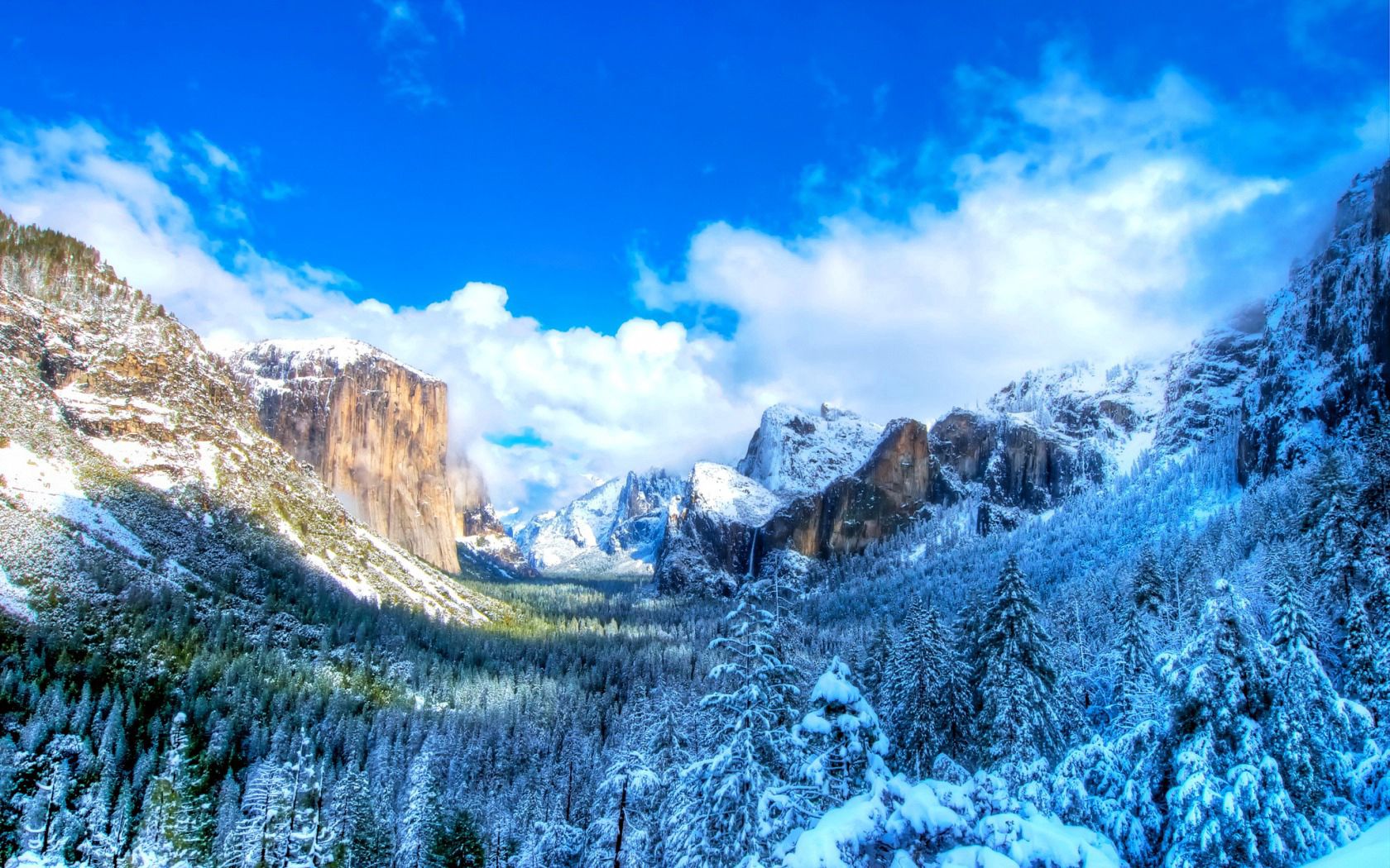 Yosemite Winter Wallpapers