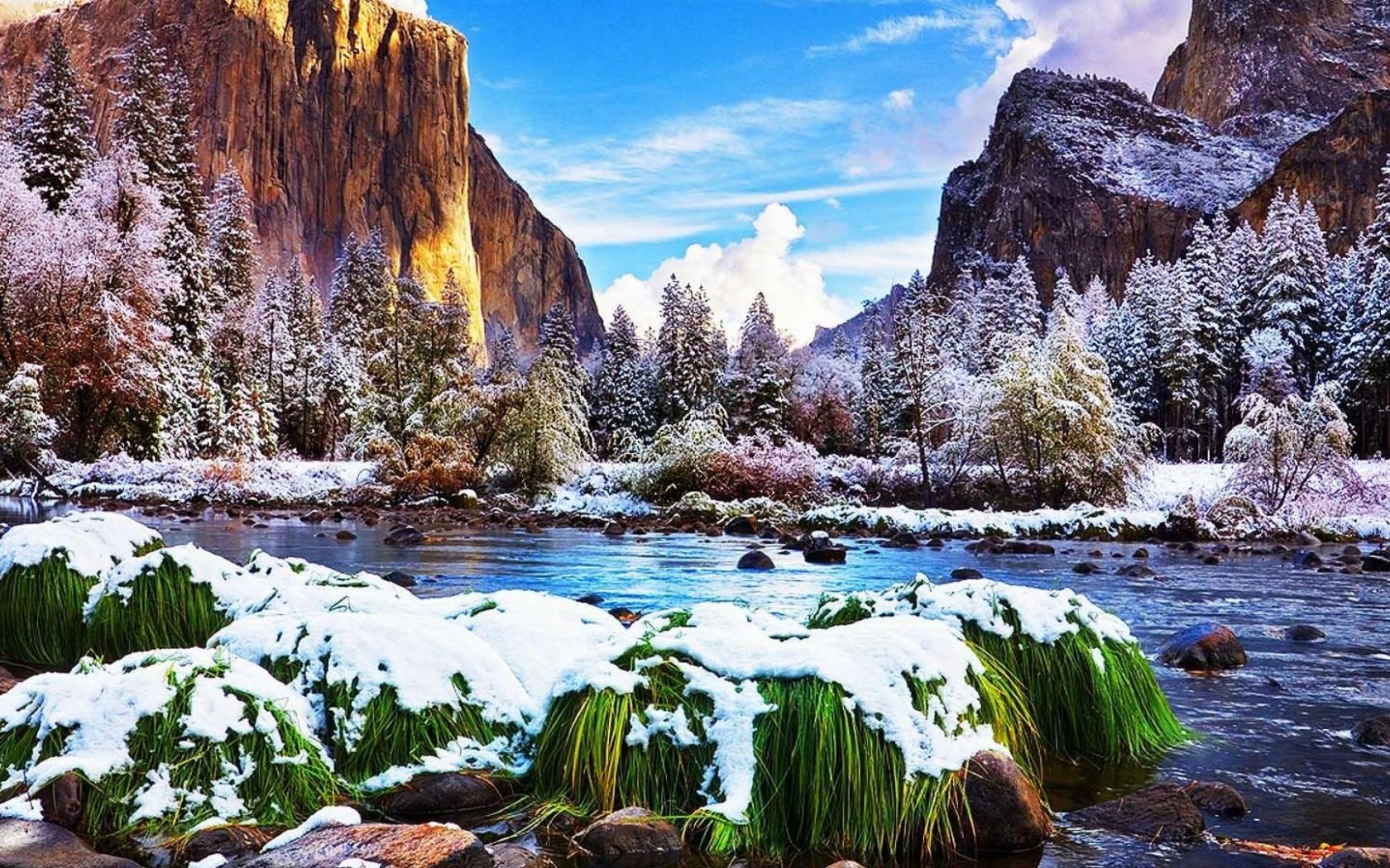 Yosemite Winter Wallpapers