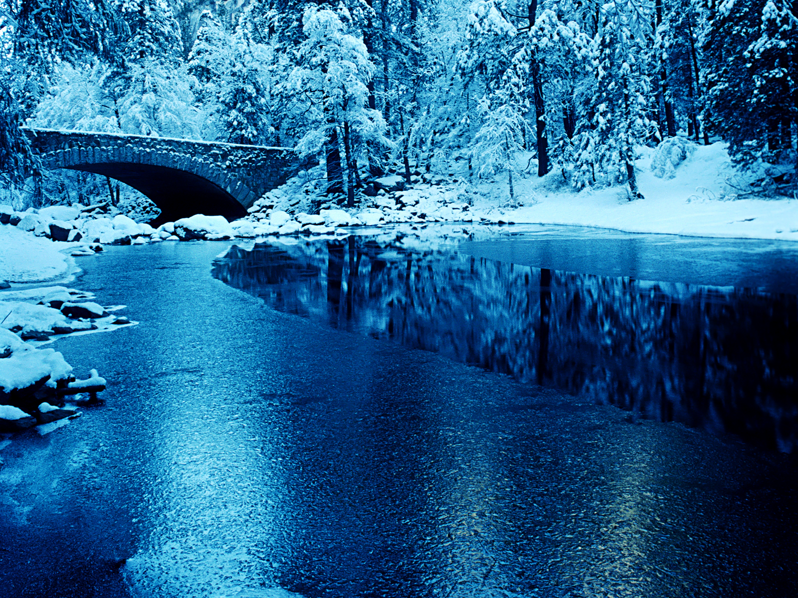 Yosemite Winter Wallpapers