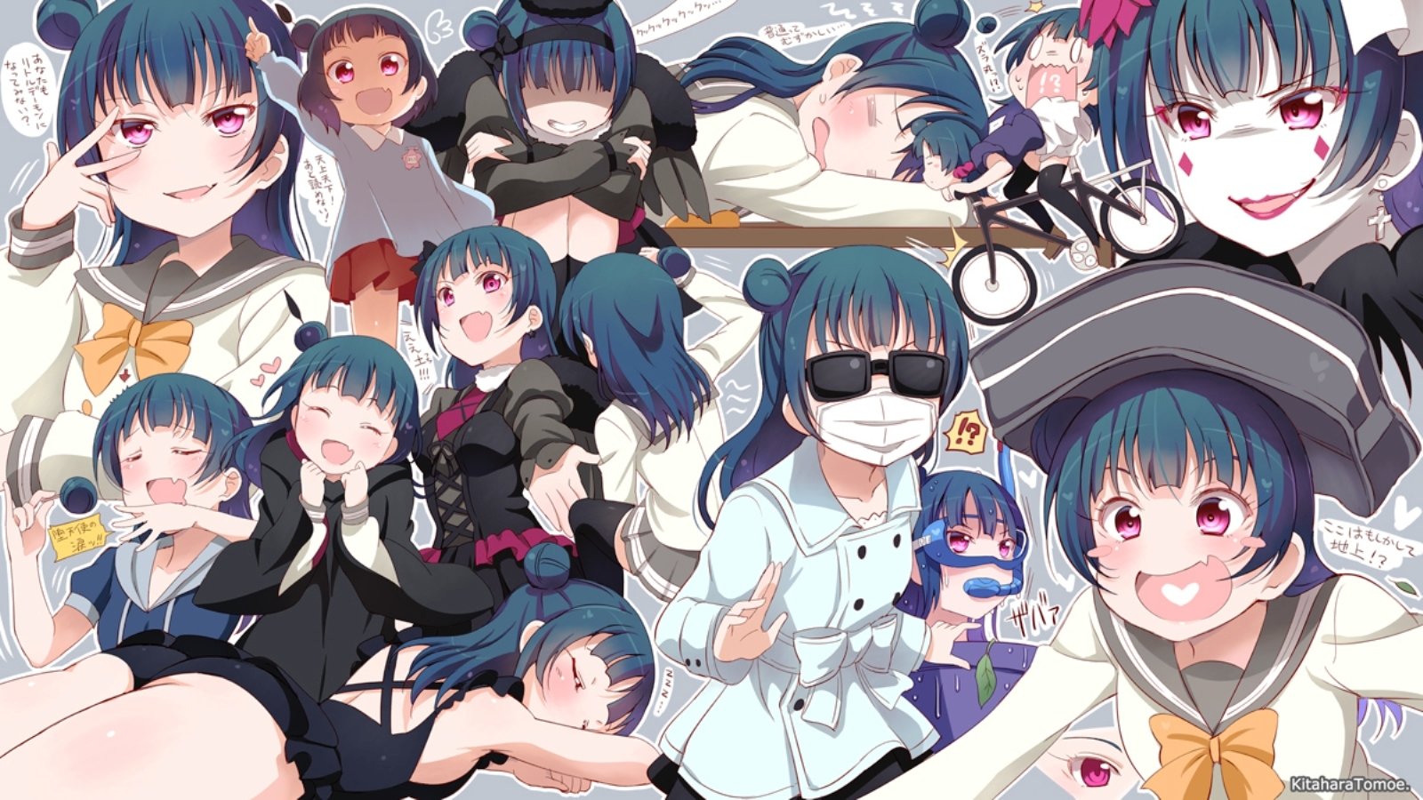 Yoshiko Tsushima Love Live Sunshine Wallpapers