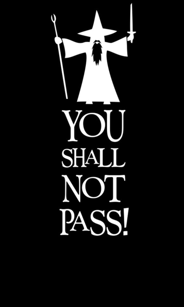 You Shall Not Pass Wallpapers