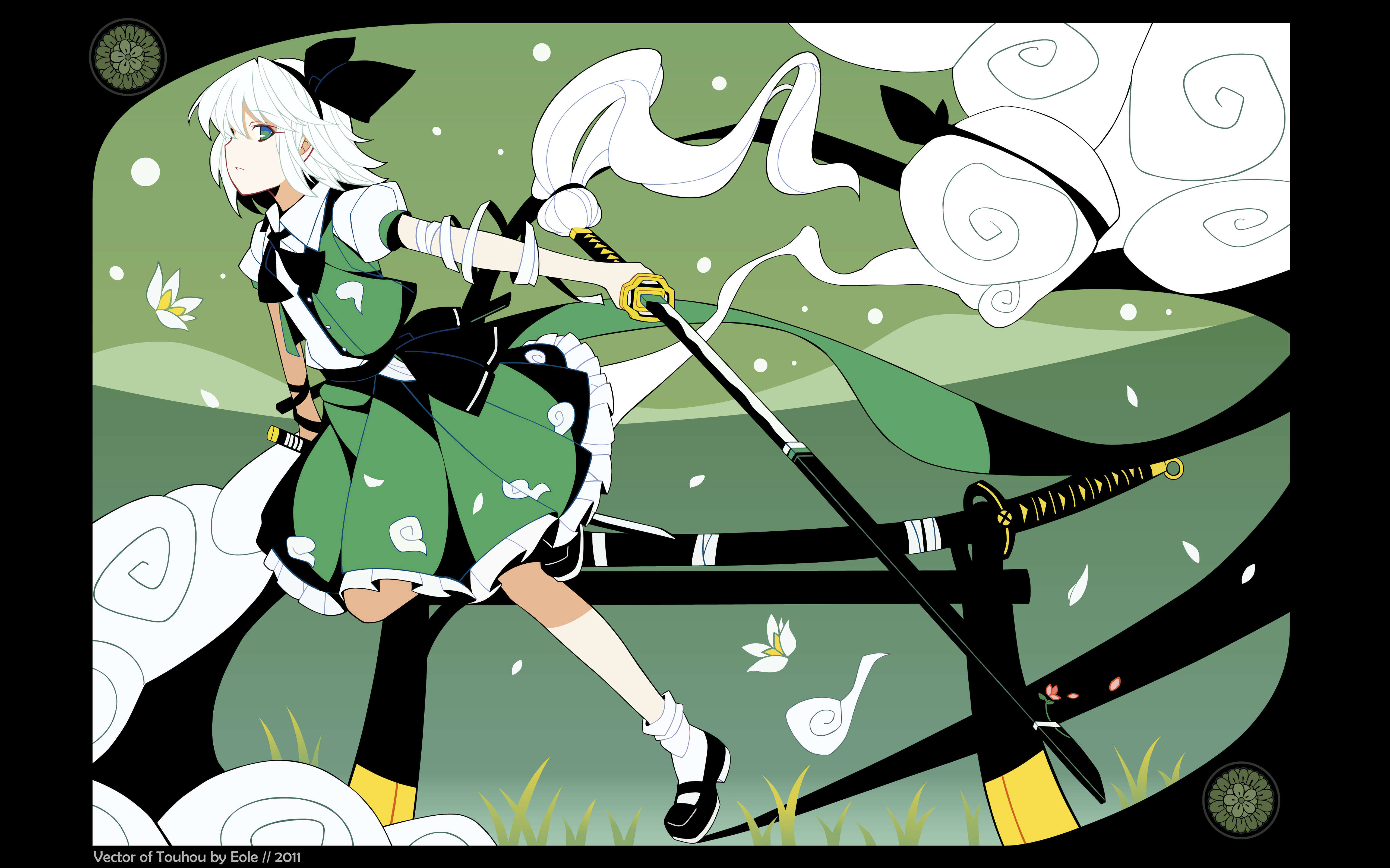 Youmu Konpaku 4K Art Wallpapers