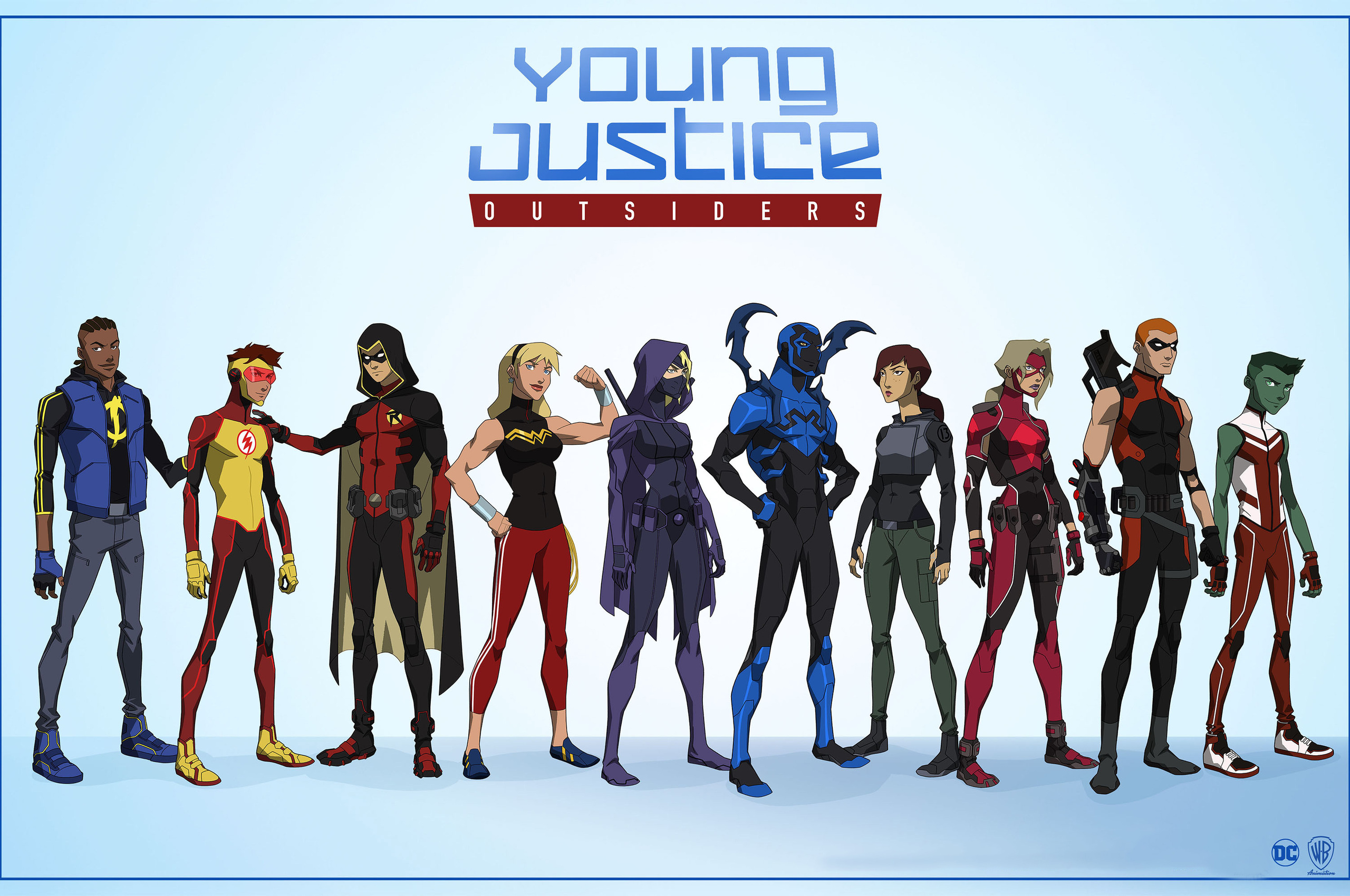 Young Justice Outsiders 2017 Wallpapers