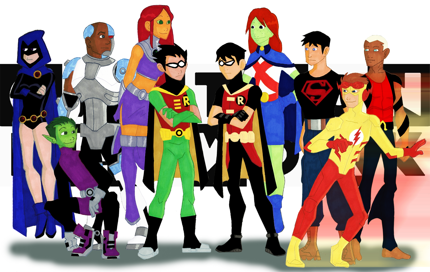 Young Justice Outsiders 2017 Wallpapers