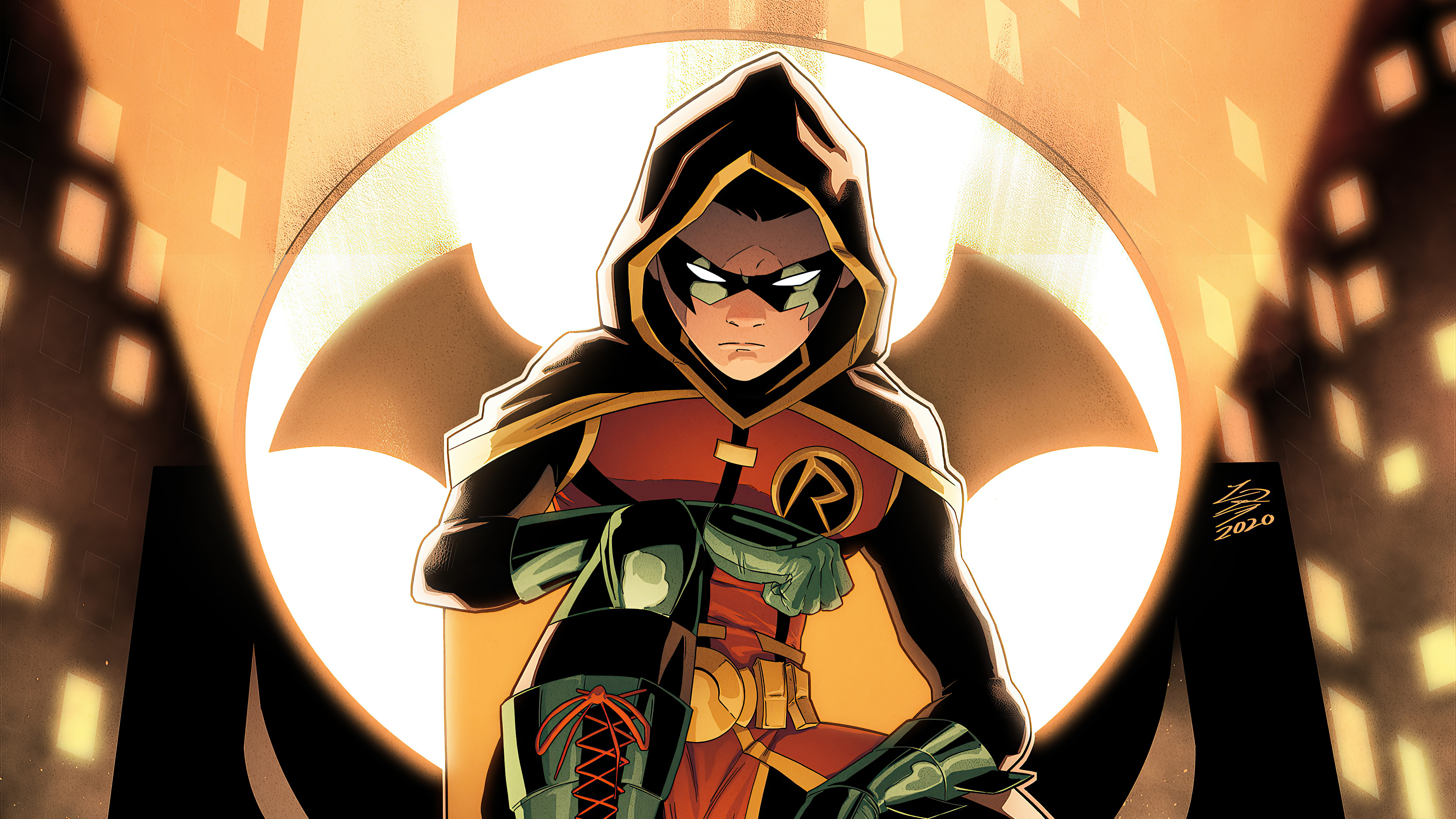 Young Robin Dc Comics Art Wallpapers