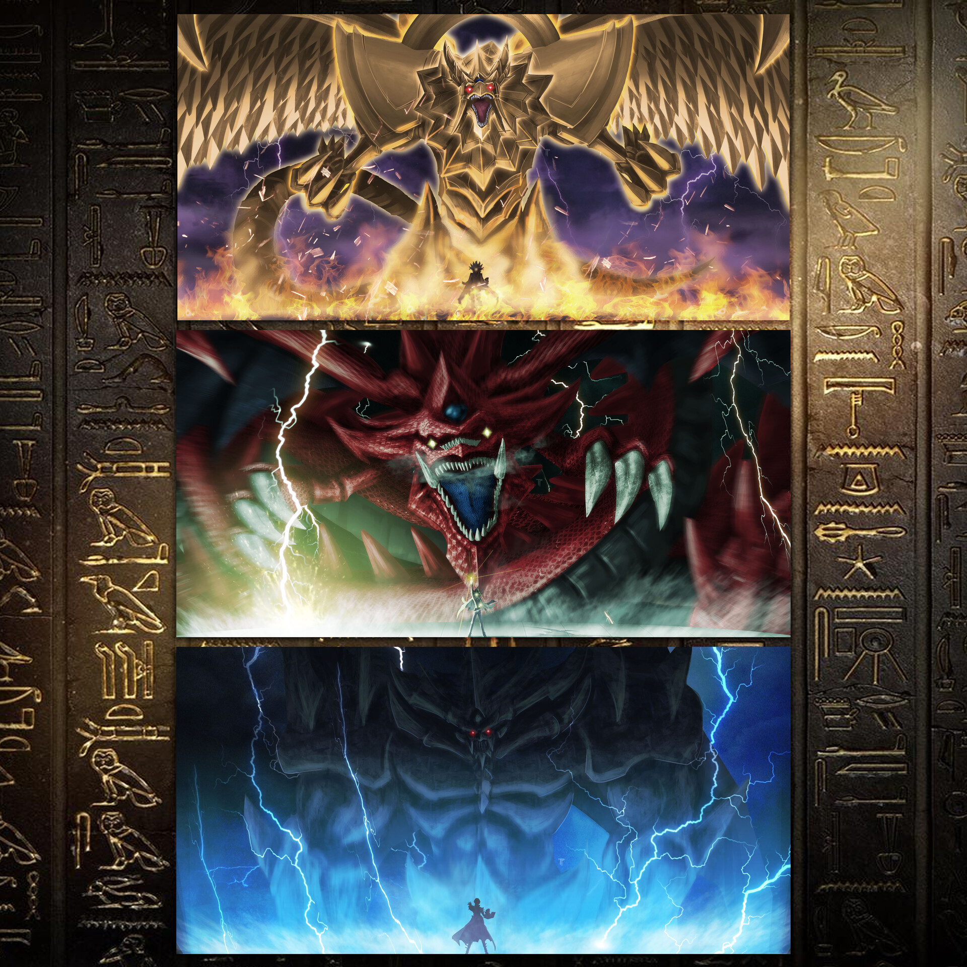 Yu Gi Oh Egyptian God Cards Wallpapers