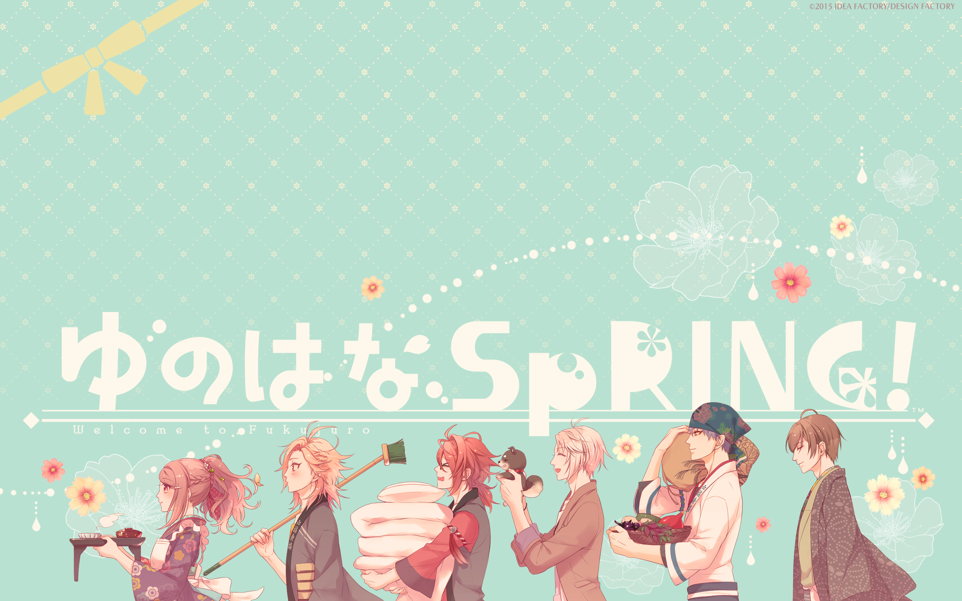 Yunohana Spring! Cherishing Time Wallpapers