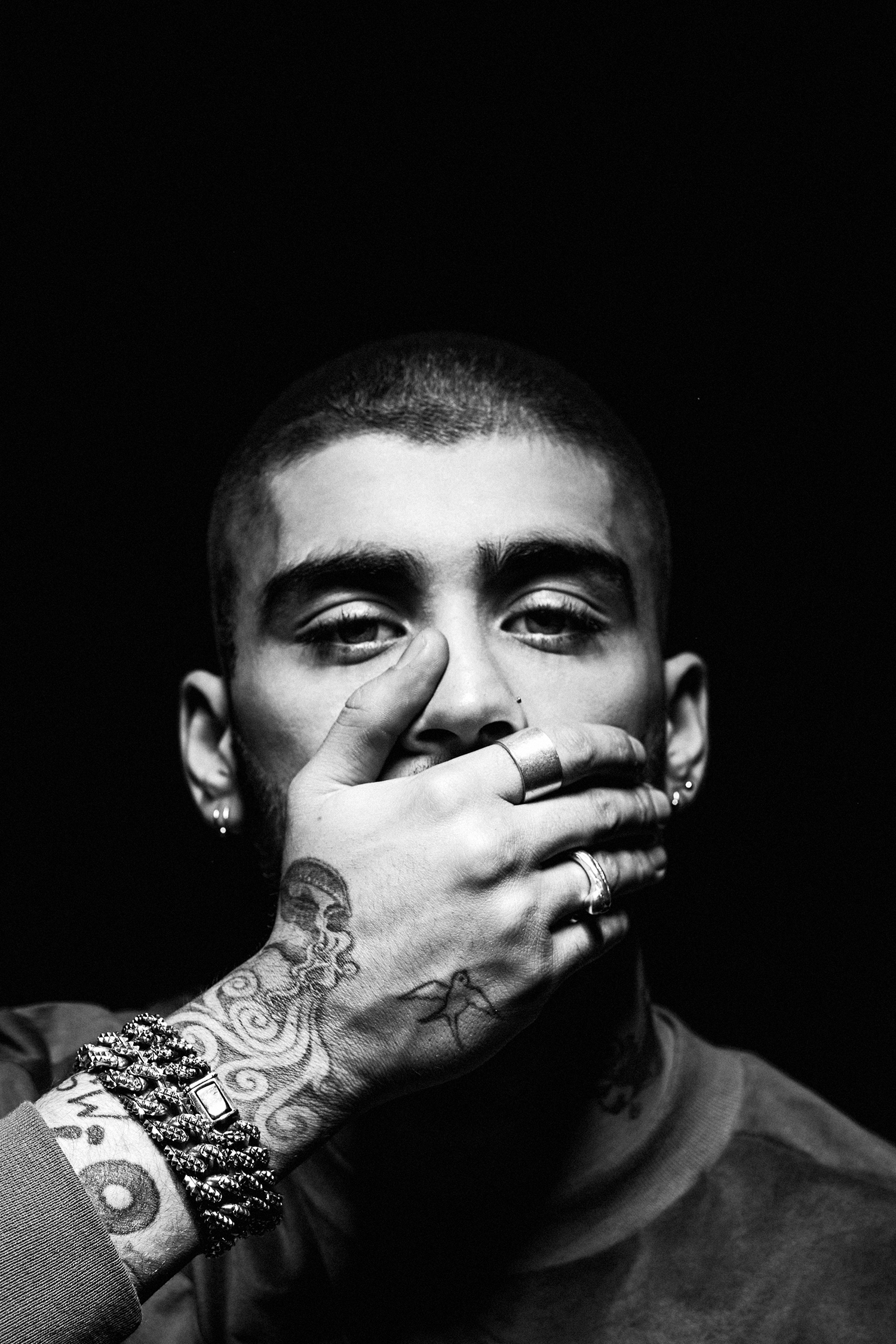 Zayn Malik 2018 Monochrome Wallpapers