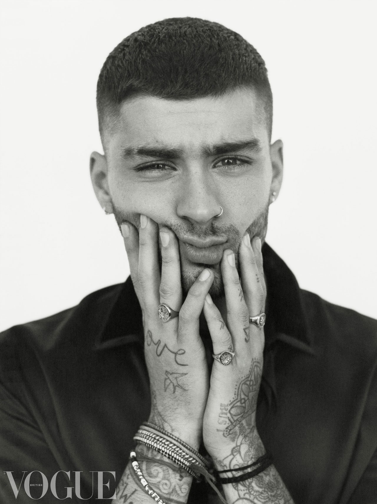 Zayn Malik 2018 Monochrome Wallpapers