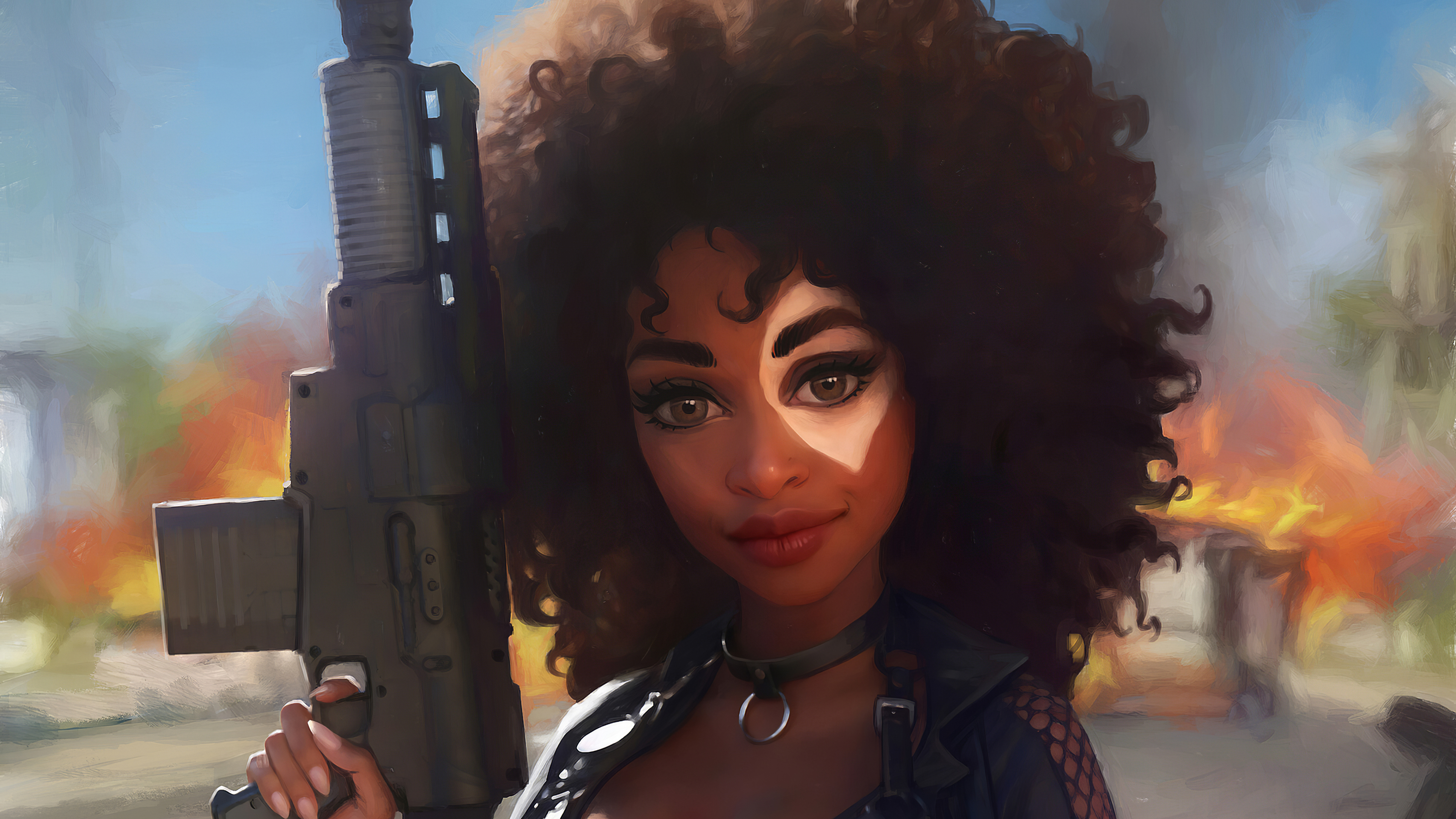 Zazie Beetz As Domino In Deadpool 2 Wallpapers