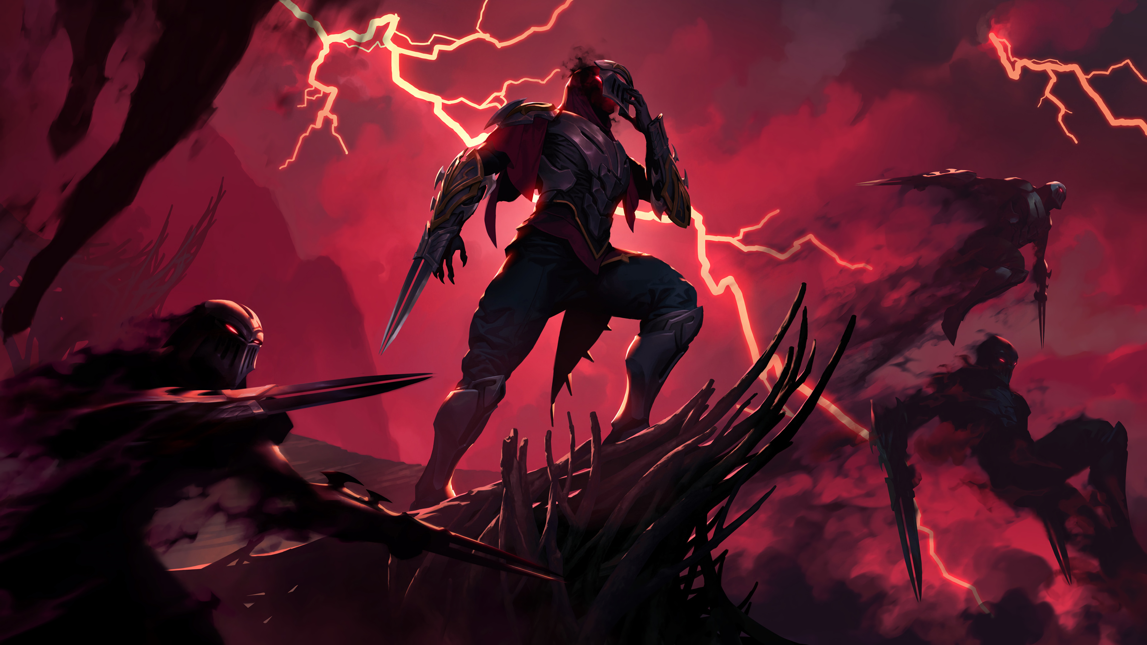 Zed League Of Legends Digital Wallpapers