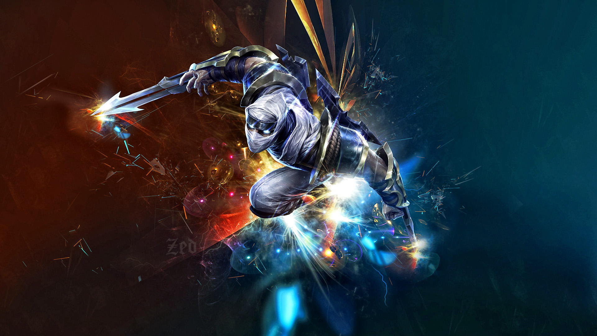 Zed League Of Legends Digital Wallpapers