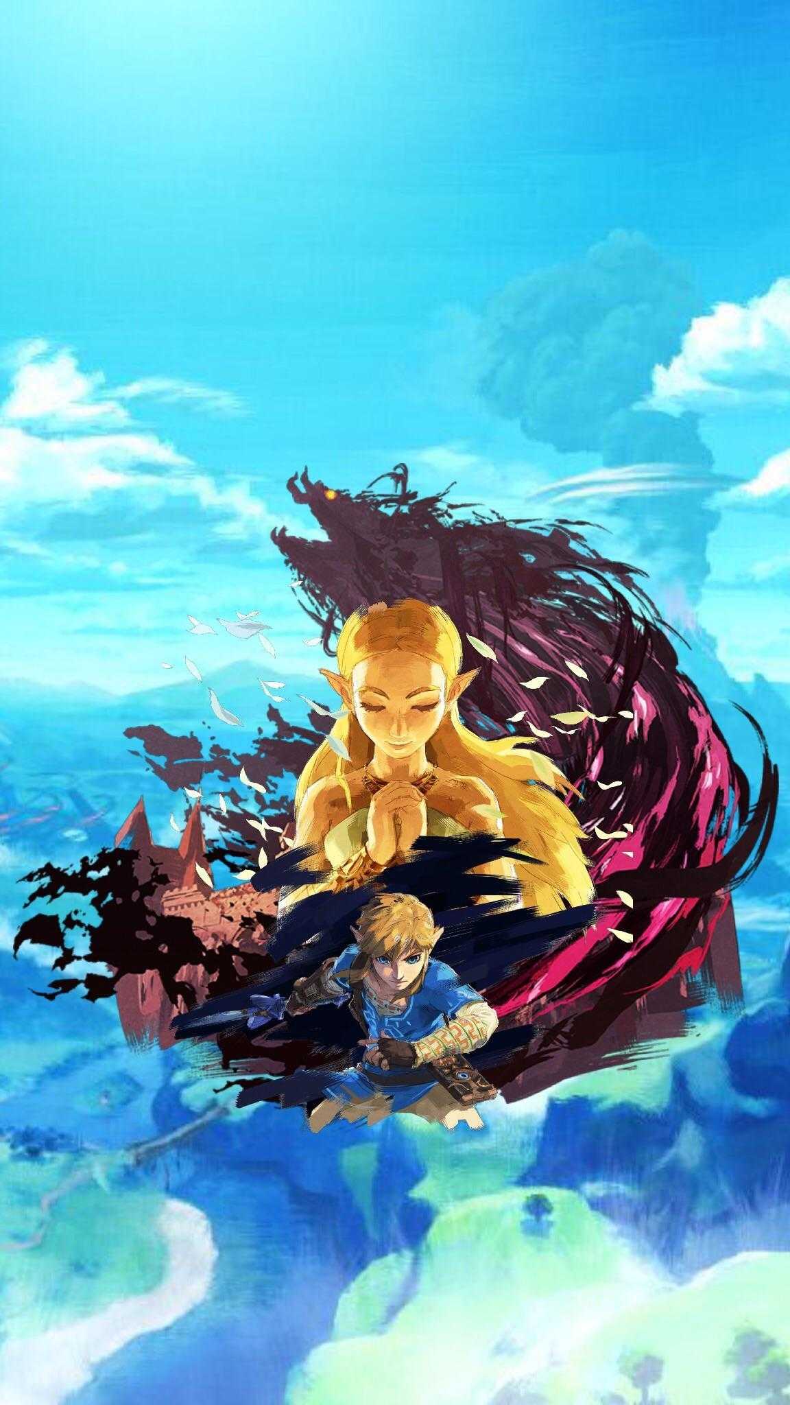 zelda botw iphone hd wallpapers Wallpapers