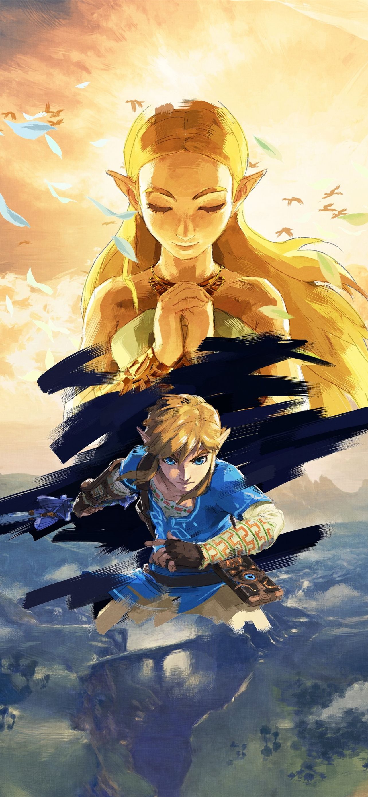 zelda botw iphone hd wallpapers Wallpapers