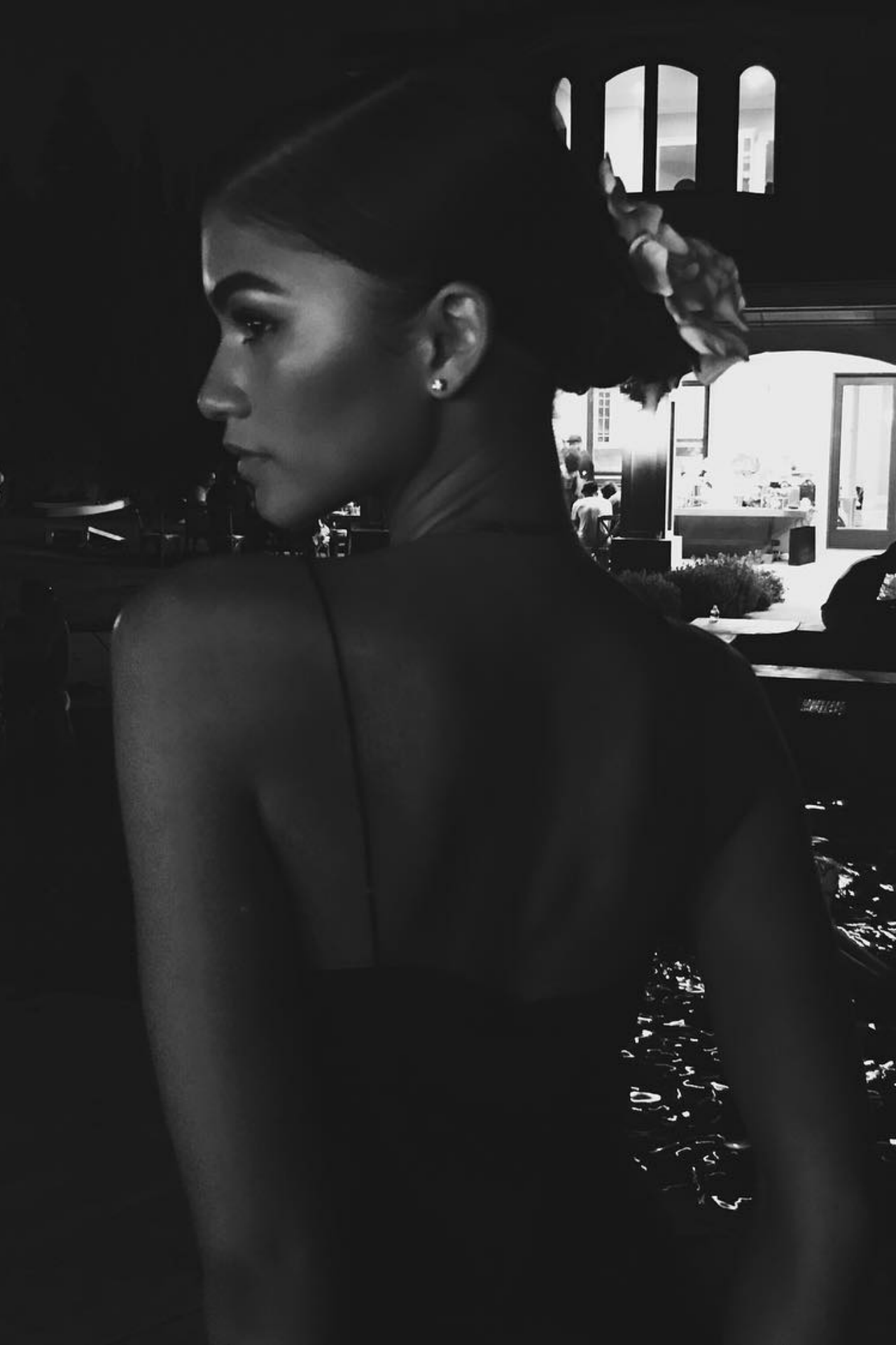 Zendaya Monochrome Wallpapers