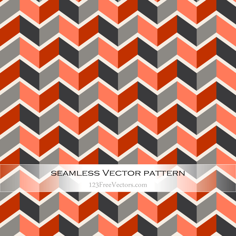 Zig Zag Hearts Pattern Wallpapers