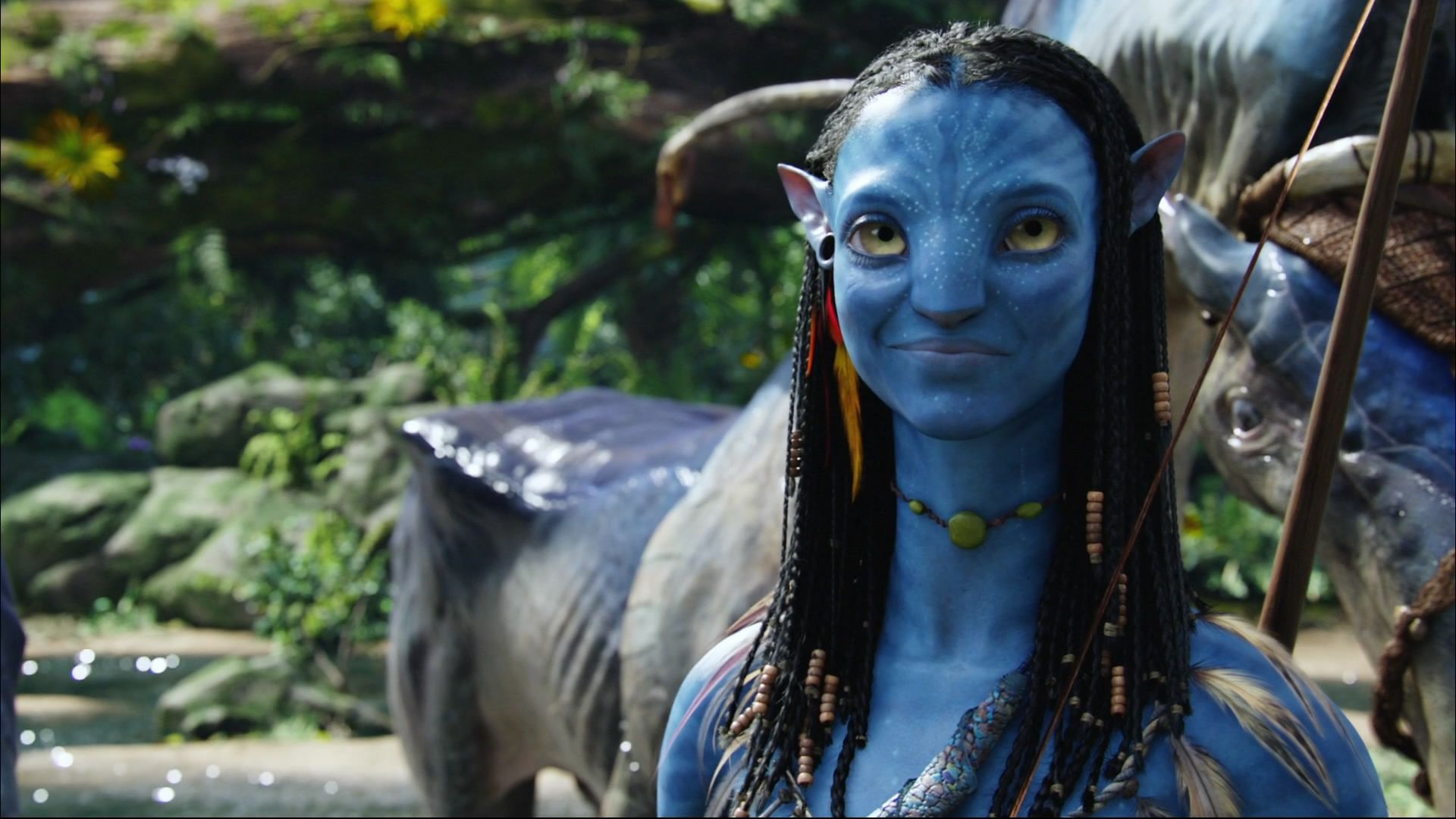 Zoe Saldana From Avatar Movie Wallpapers