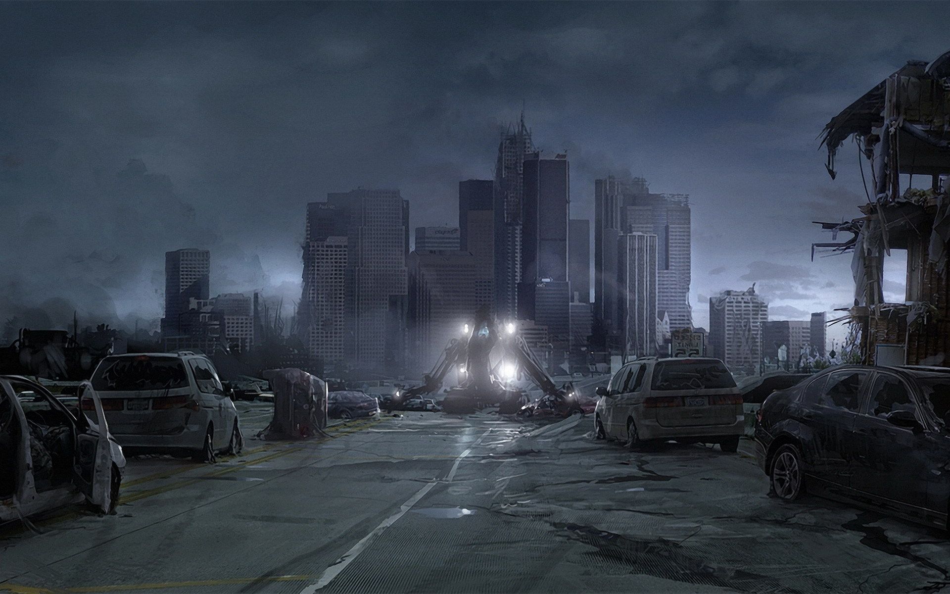 Zombie City Background