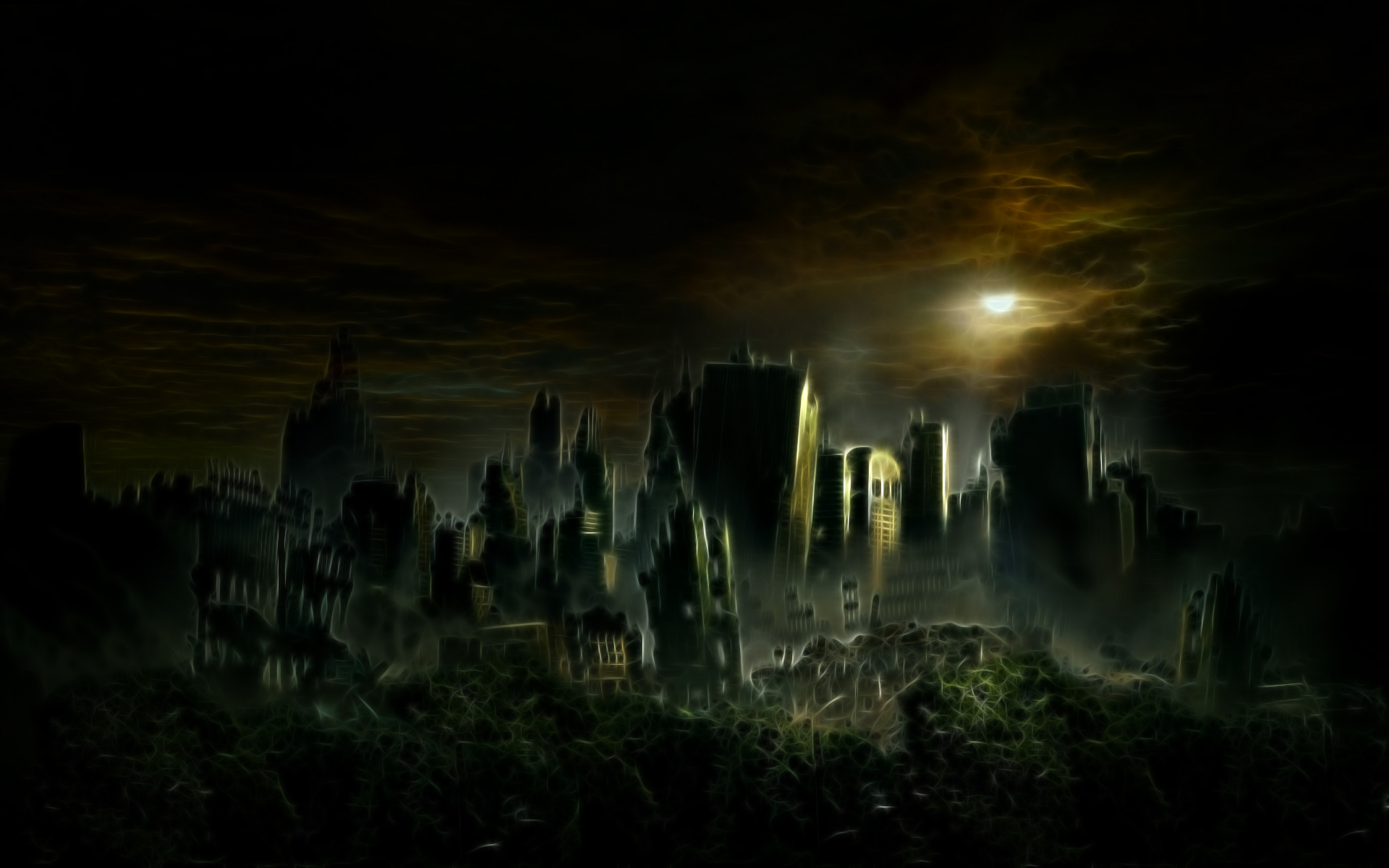 Zombie City Background