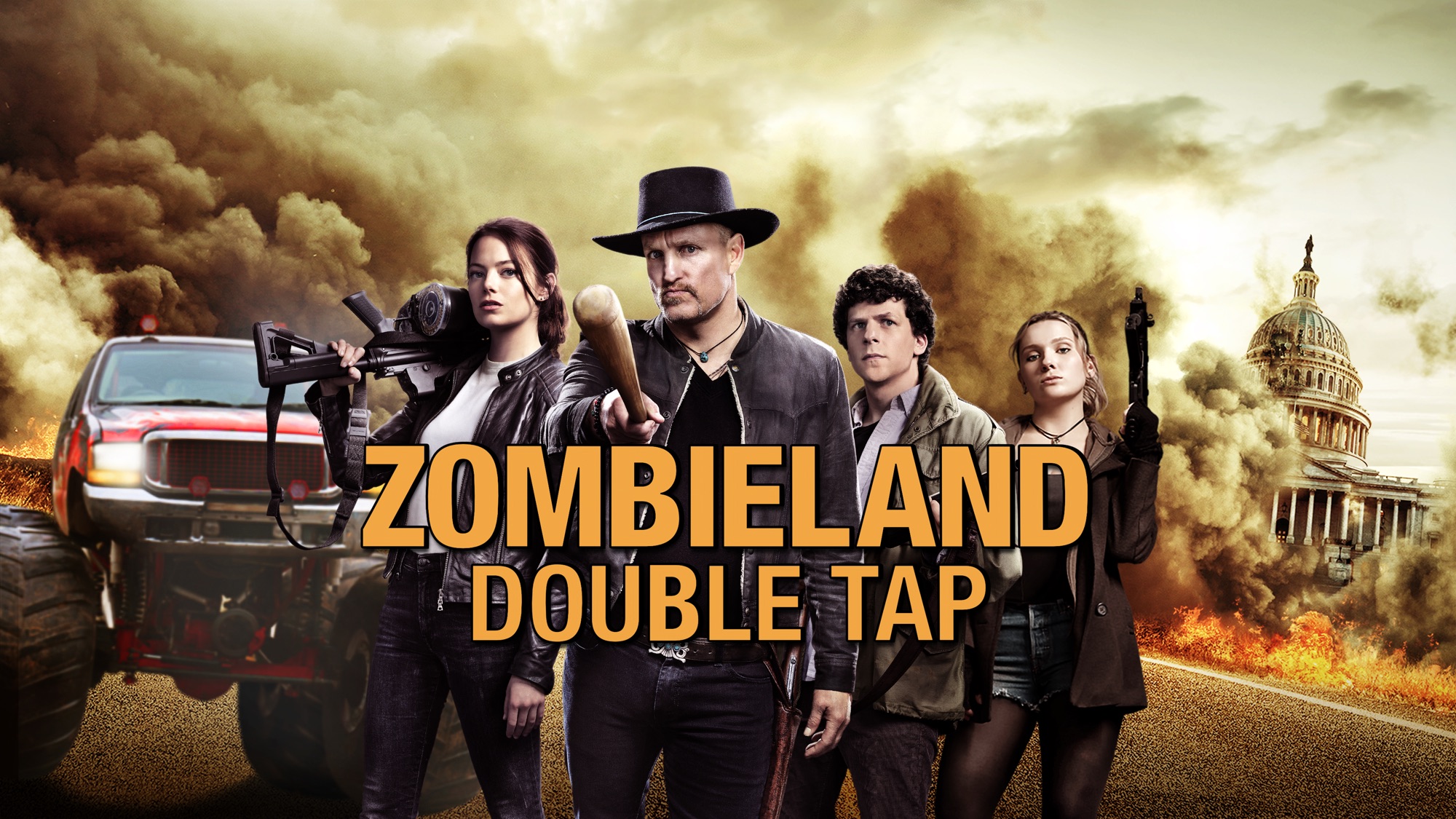 Zombieland 2 Woody Harrelson And Rosario Dawson Wallpapers