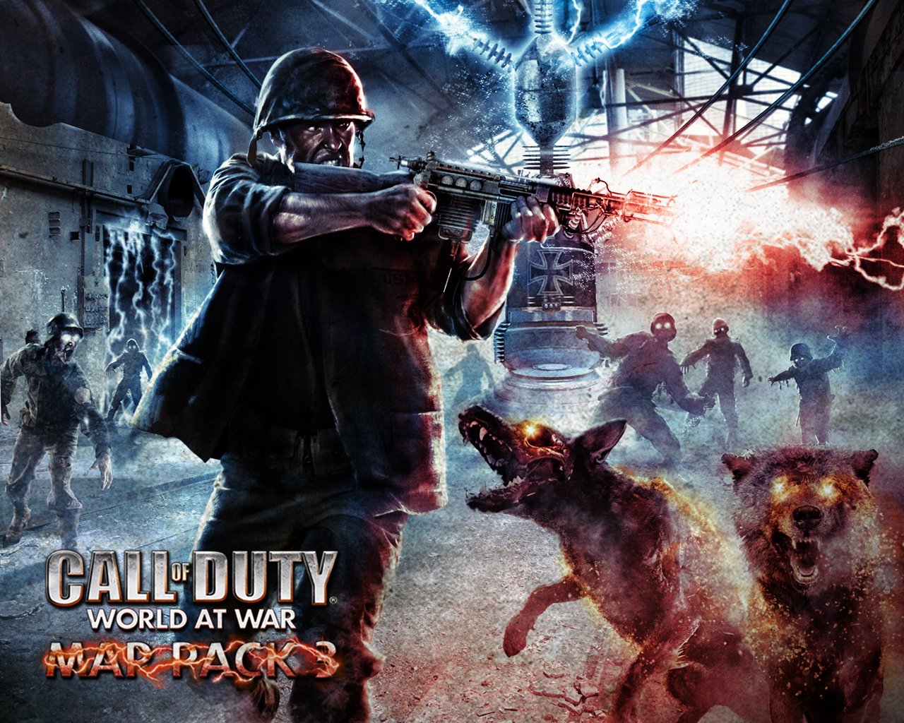 Zombies Fight in Call of Duty Cold War Wallpapers