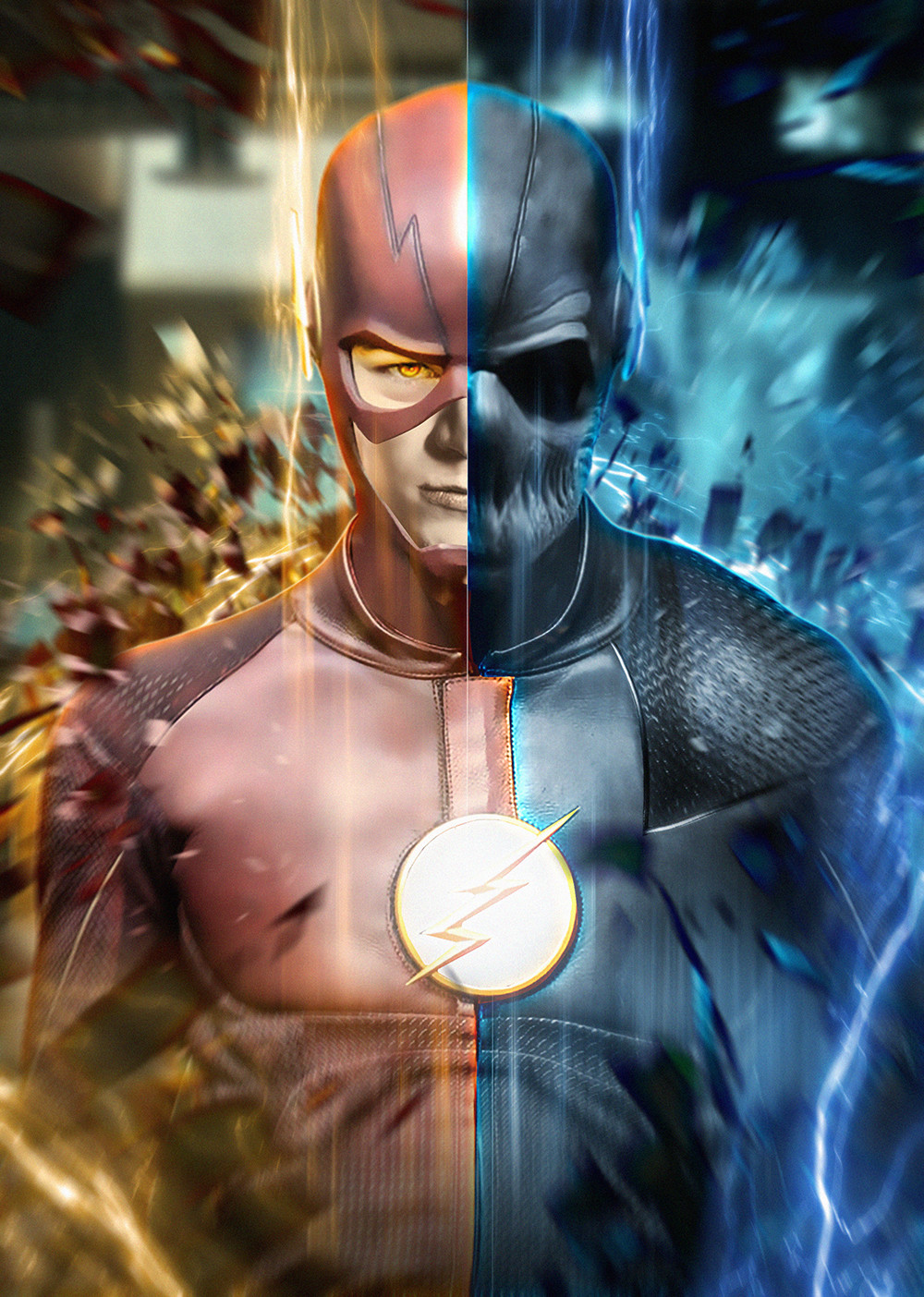 Zoom Flash Background